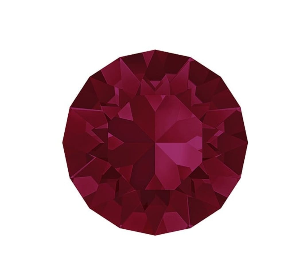 Swarovski® Chaton Ruby Unfoiled PP24