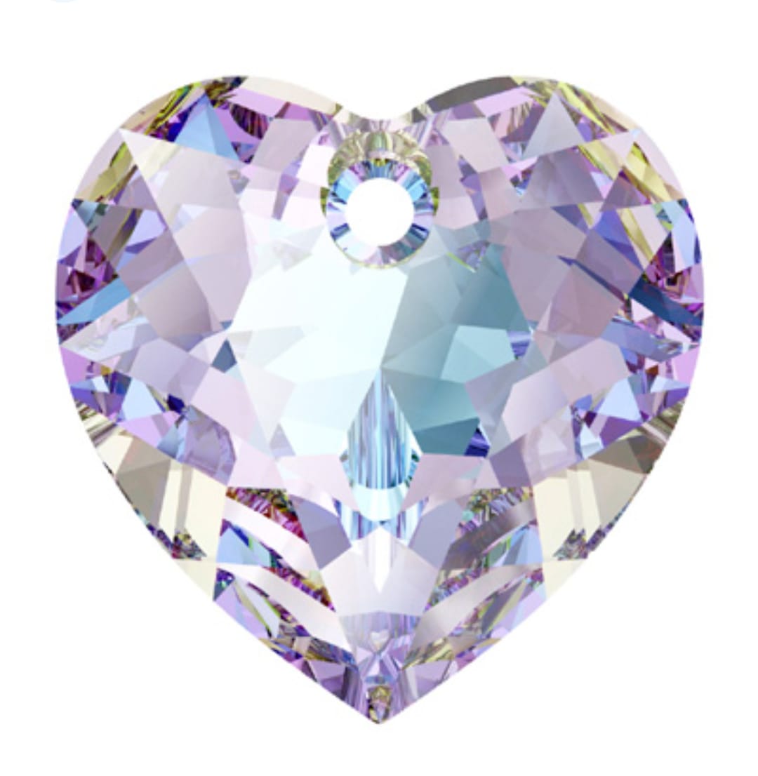 Swarovski® Anhänger Cut Heart Crystal Vitrail Light 14.5mm