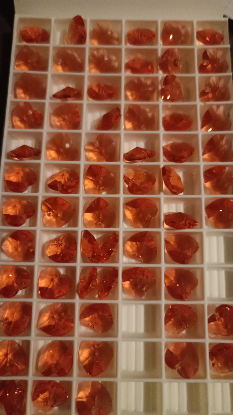 Swarovski® Anhänger Heart Classic Crystal Padparadscha 10.3x10mm