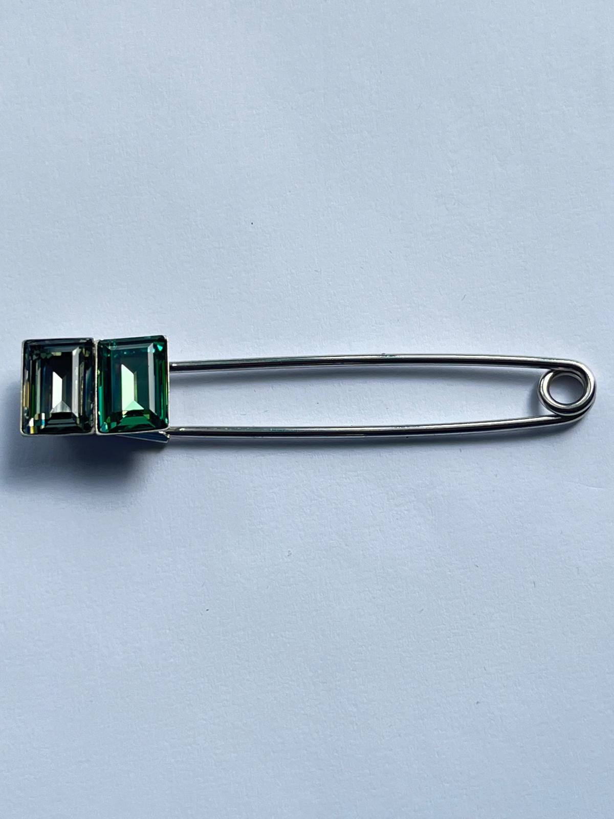 8585 Vintage Swarovski Kristallen Brosche 84mm