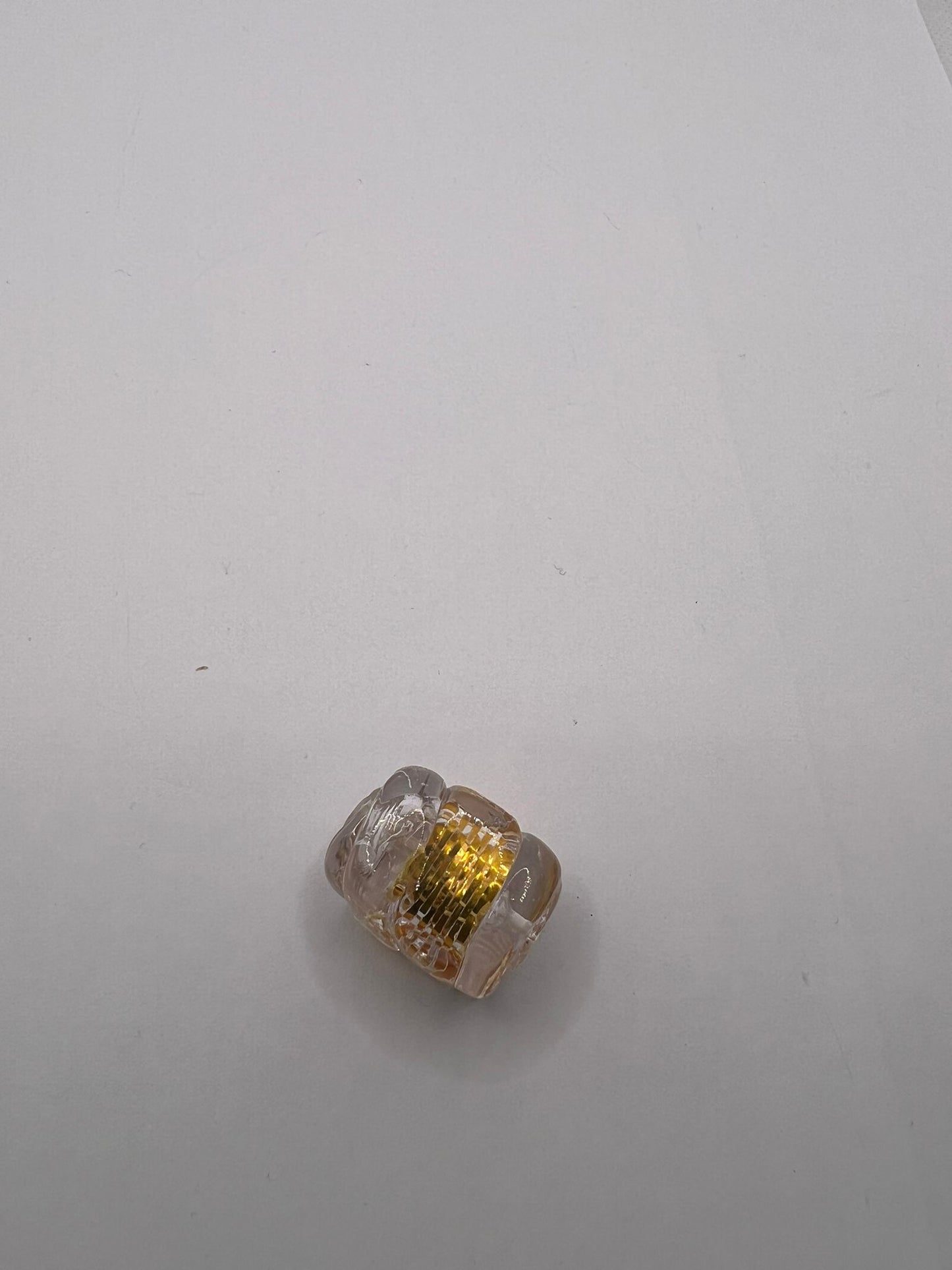 5952 Vintage Kunststoff Perle 27mm