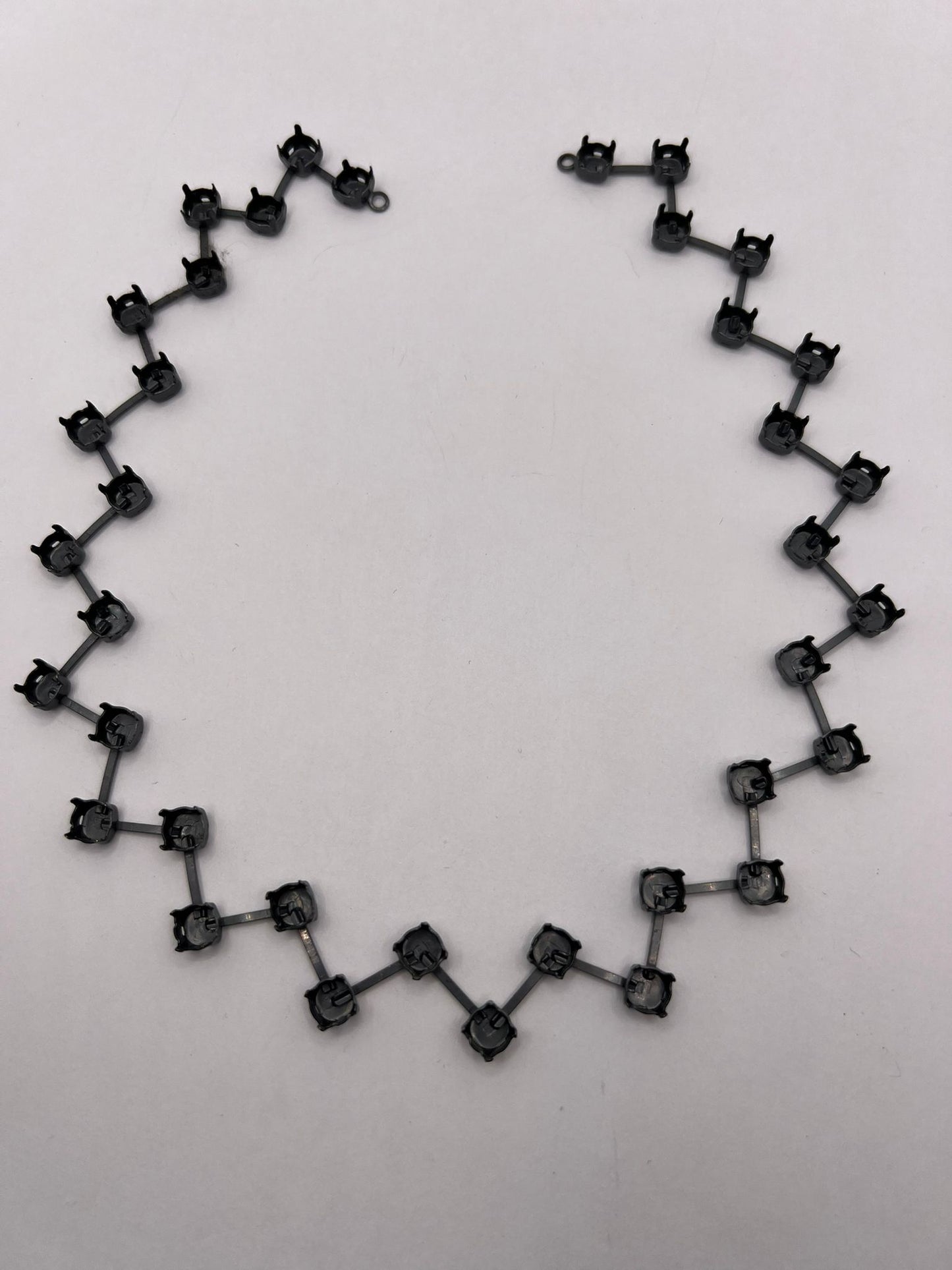 6484 Vintage leerer Kette zum Befüllen mit Swarovski Kristallen 40cm