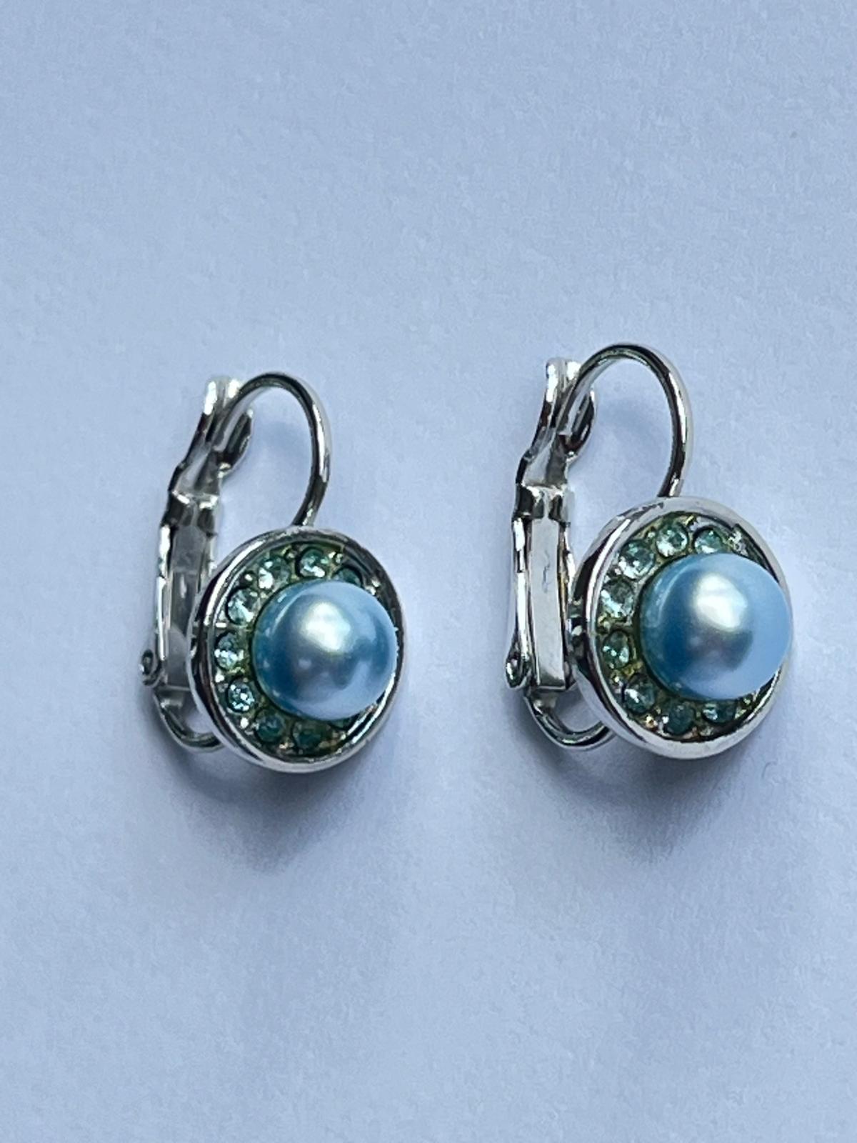 3094 Vintage Swarovski Kristallen Ohrhänger 10mm
