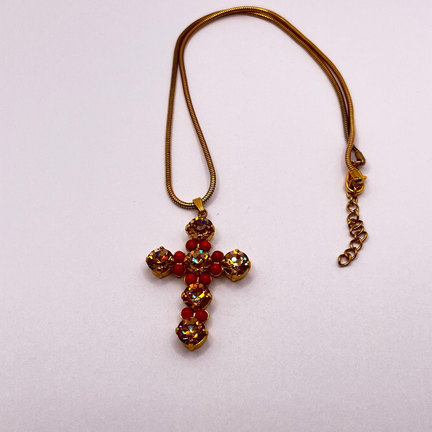 6292 Vintage Swarovski Kristallen Halsketten 44cm
