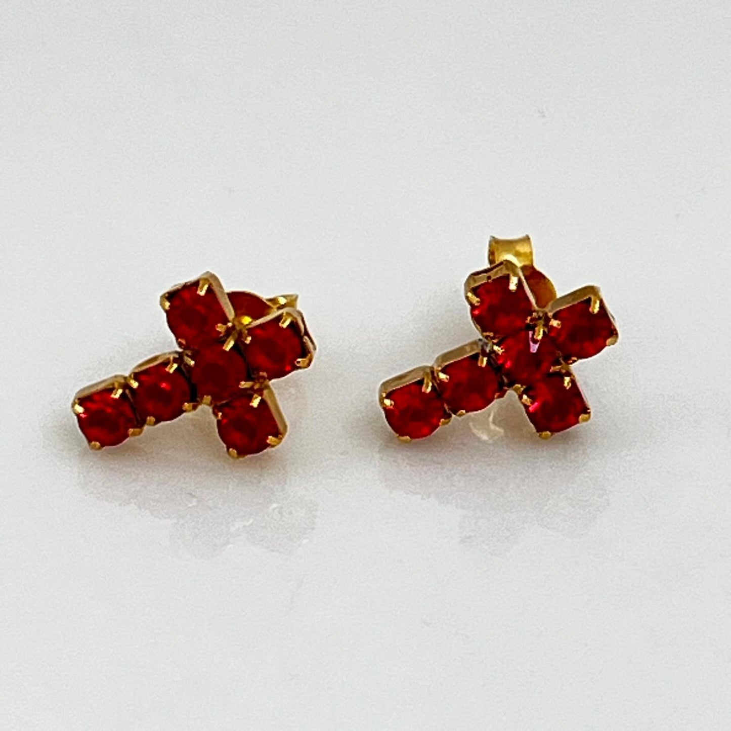30385 Vintage Swarovski Kristallen Ohrstecker 13mm