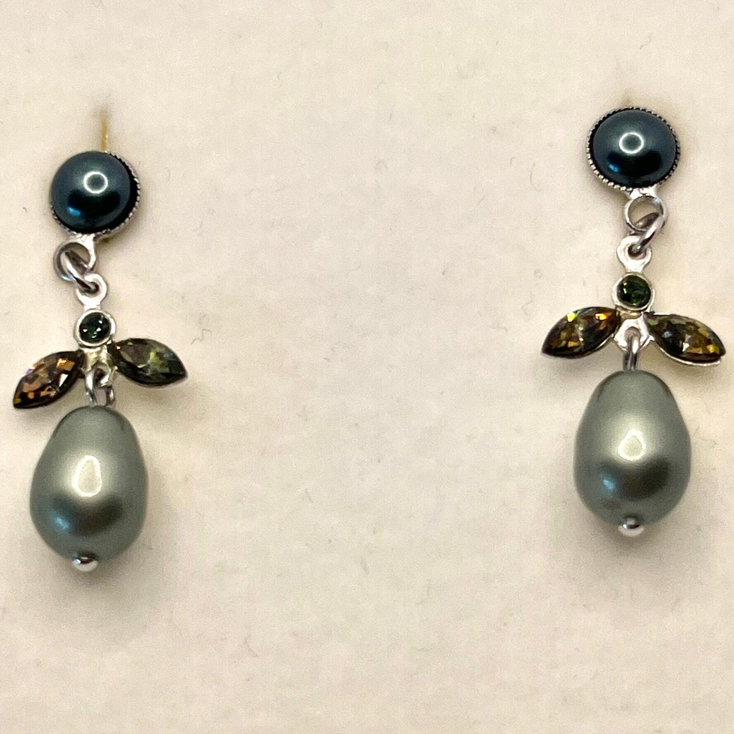 30621 Vintage Swarovski Kristallen Ohrhanger 33mm