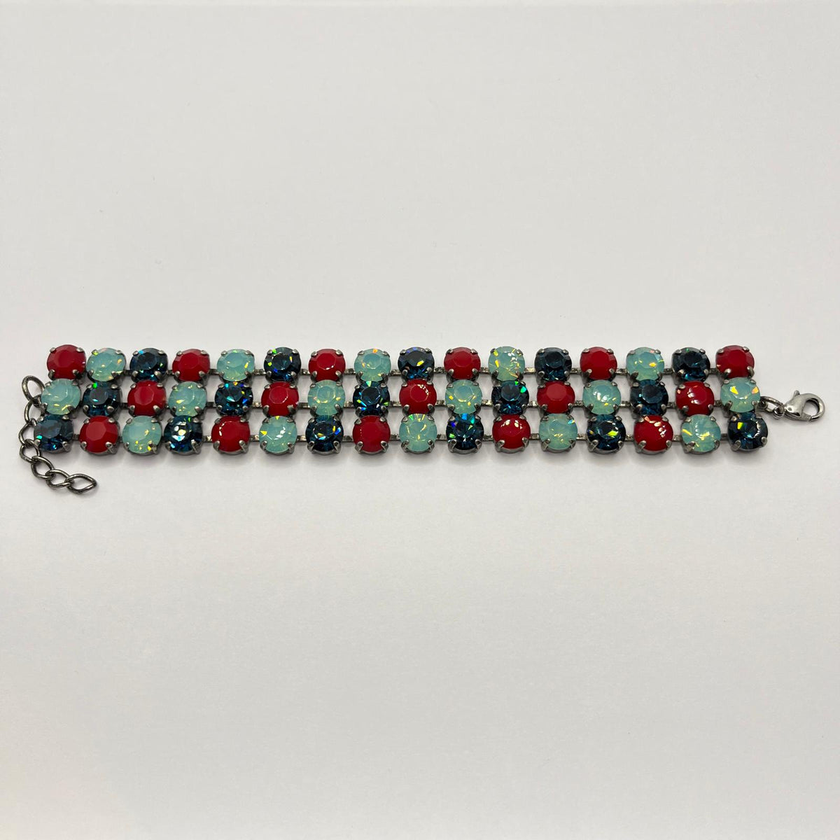7016 Vintage Swarovski Kristallen Armband 18cm