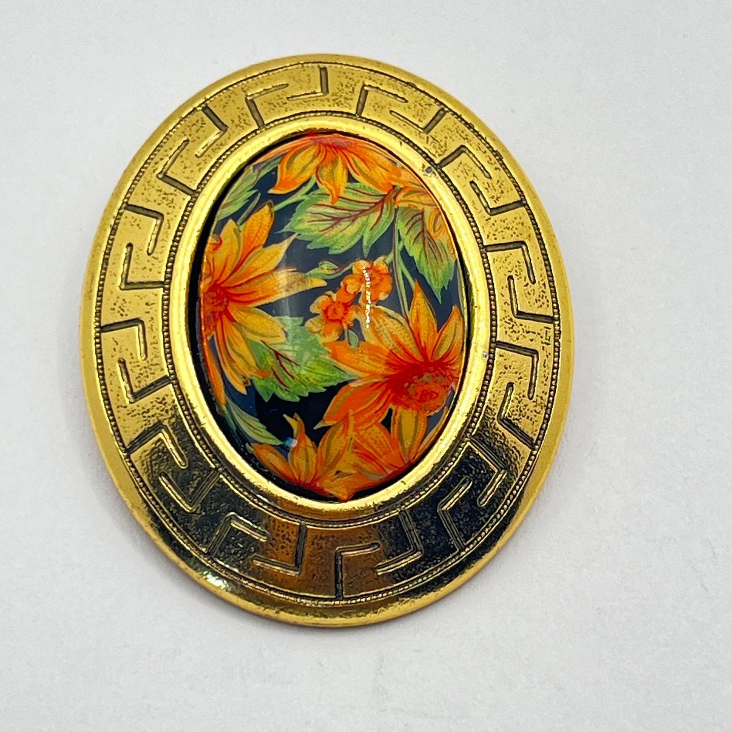 2457 Vintage Cabochon Schalhalter 40mm