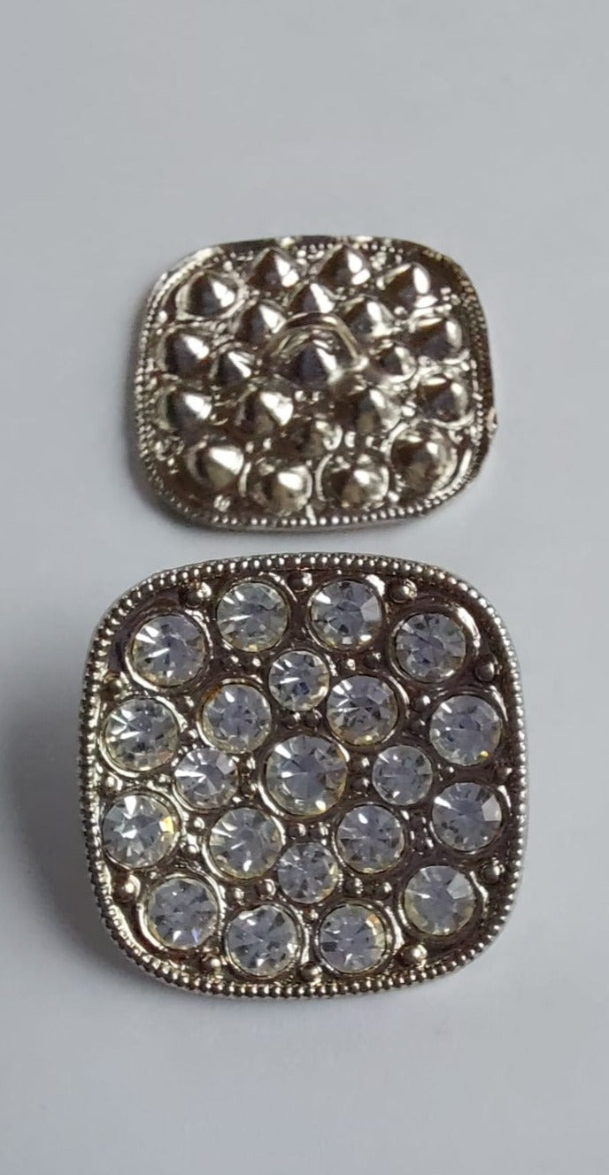 4003 Knöpfe mit Swarovski Kristallen 20mm