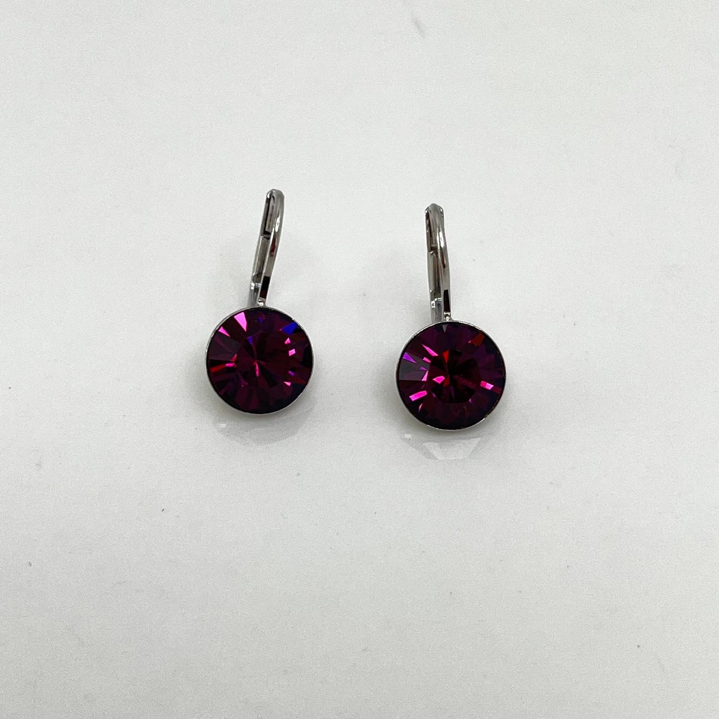 30326 Vintage Swarovski Kristallen Ohrringe 8mm