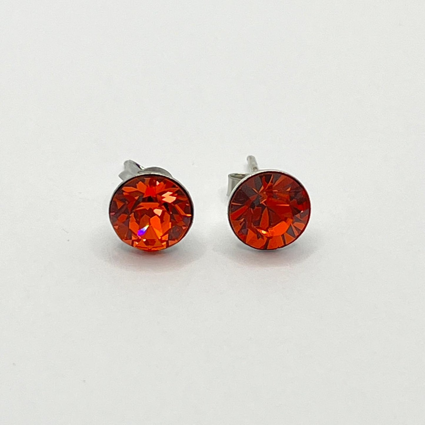 30686 Vintage Swarovski Kristallen Ohrhanger 8mm
