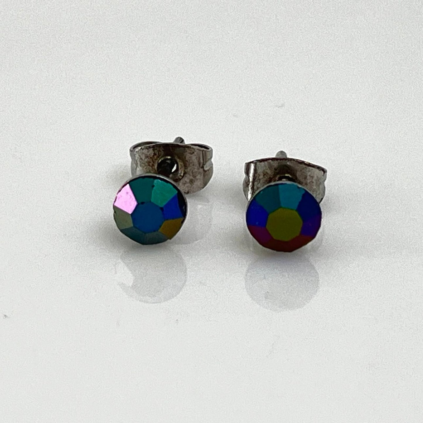 30368 Vintage Swarovski Kristallen Ohrstecker 5mm