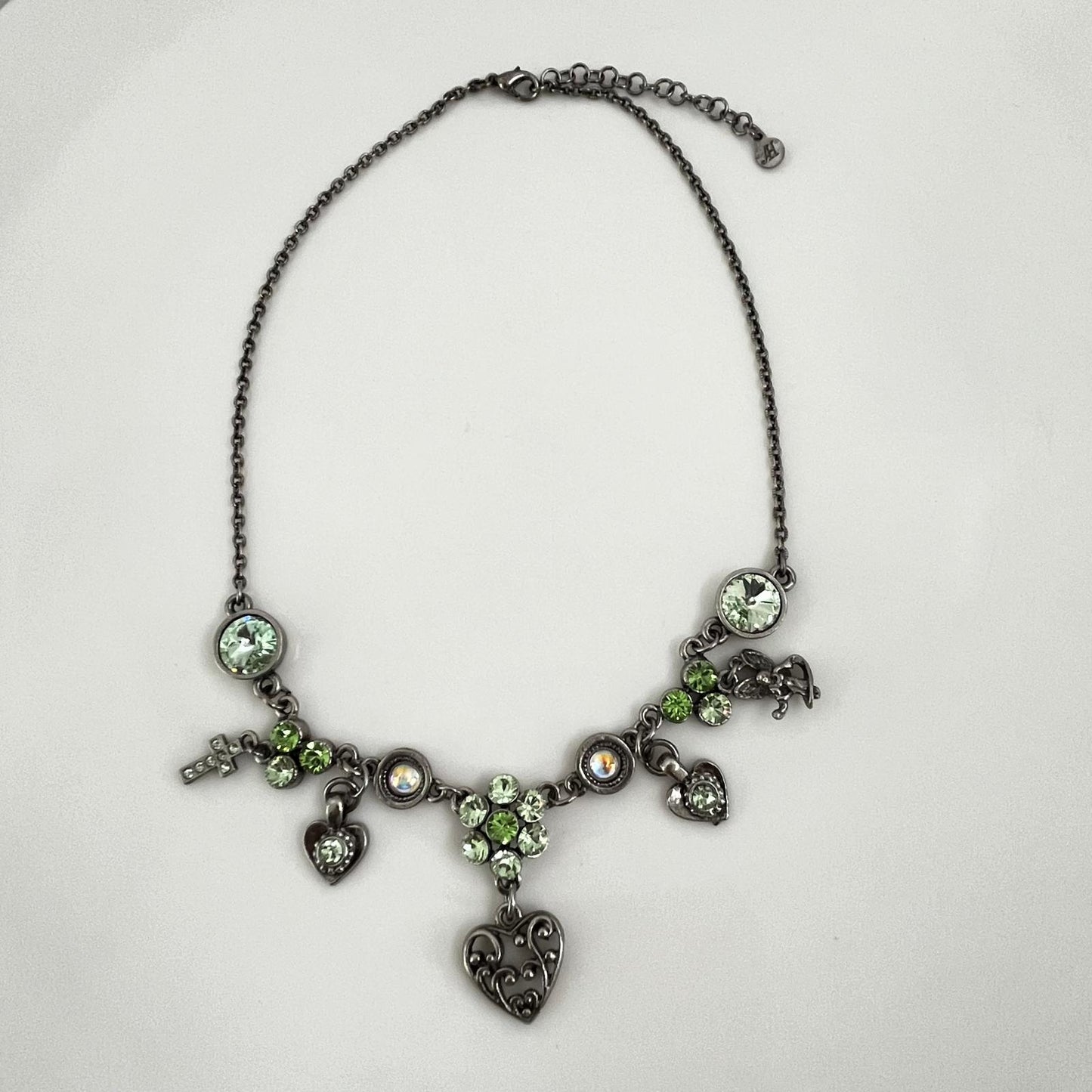 6237 Vintage Swarovski Kristallen Halsketten 41cm