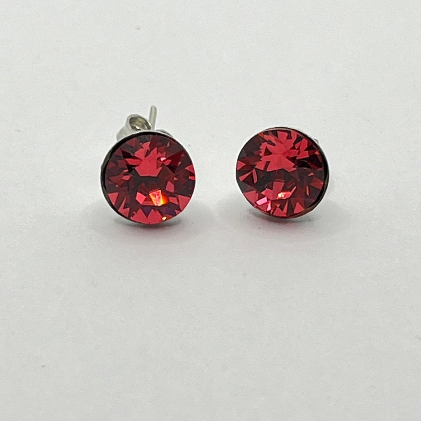 30692 Vintage Swarovski Kristallen Ohrhanger 8mm
