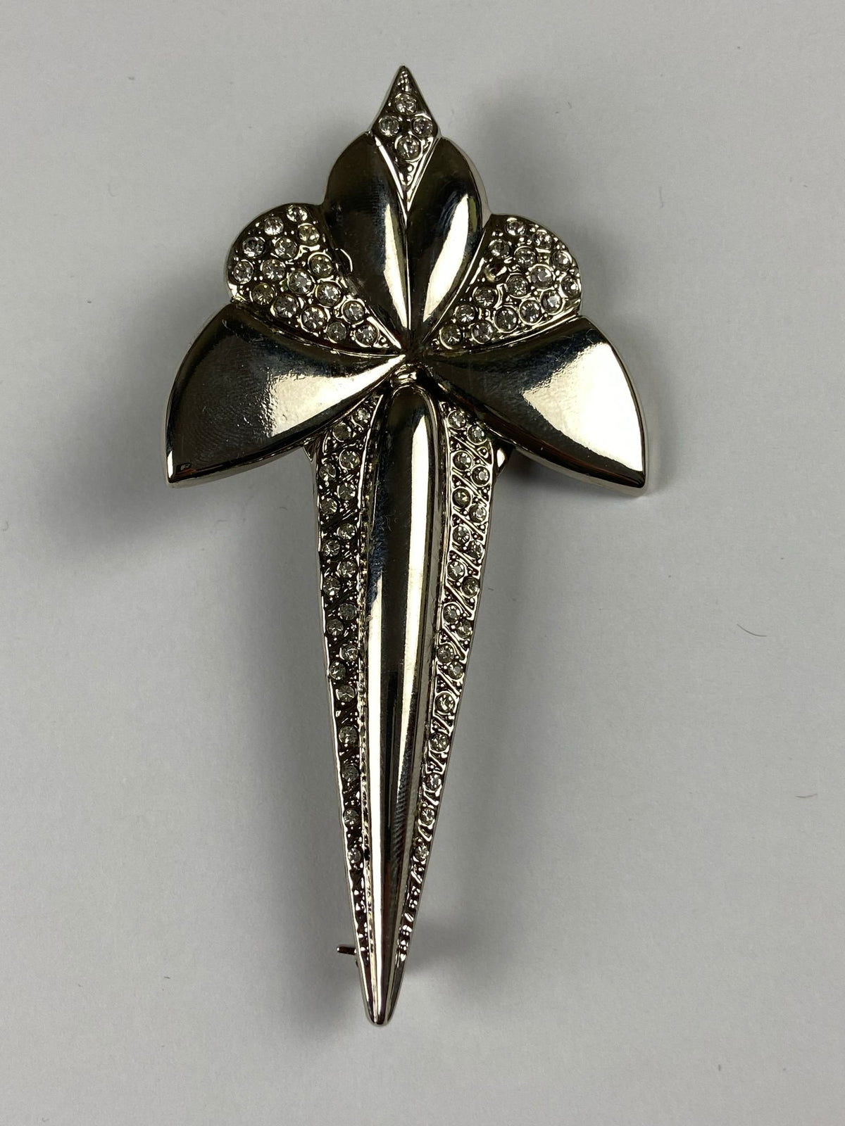 8678 Vintage Swarovski Kristallen Brosche 93mm