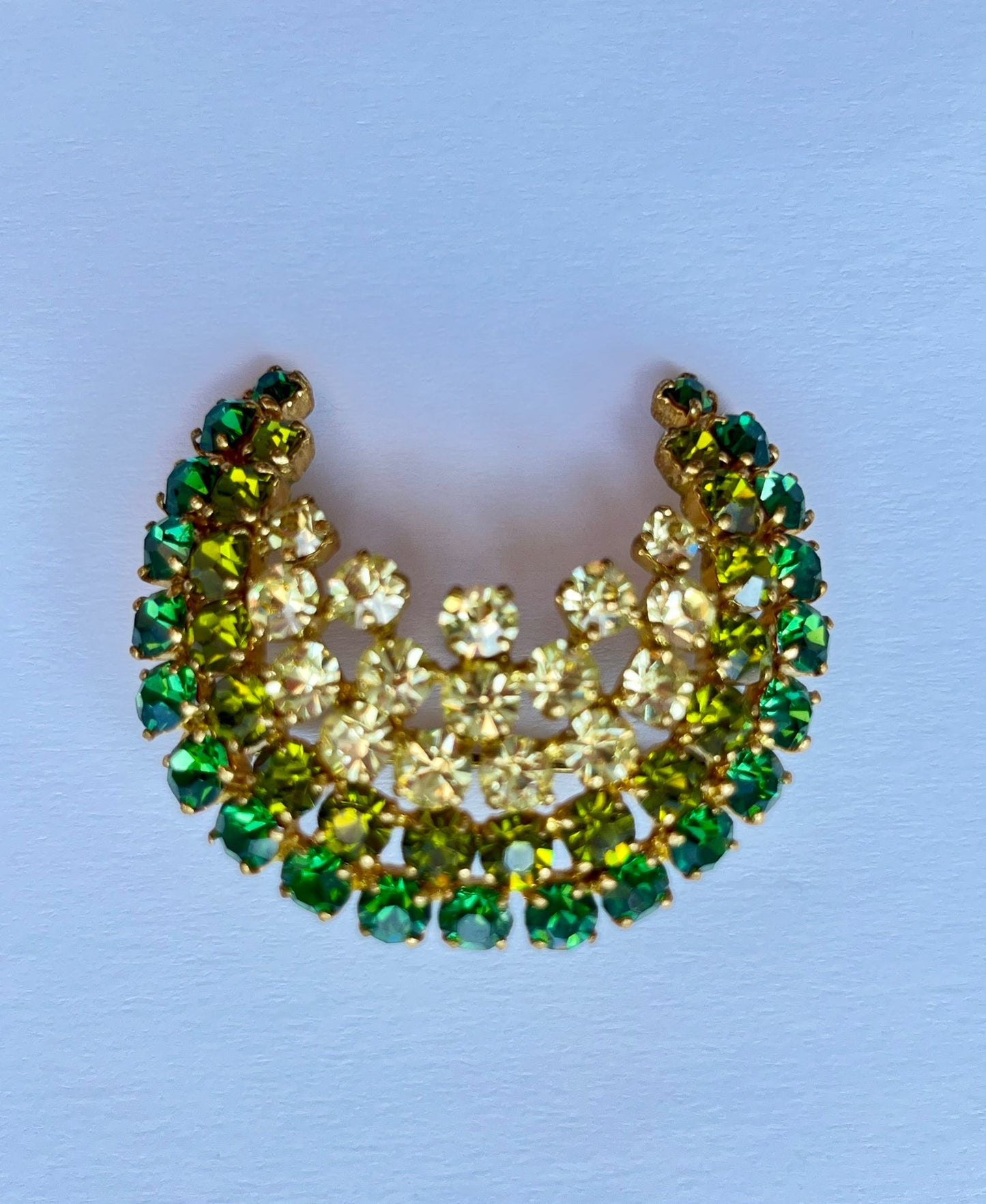 8492 Vintage Swarovski Kristallen Brosche 45mm