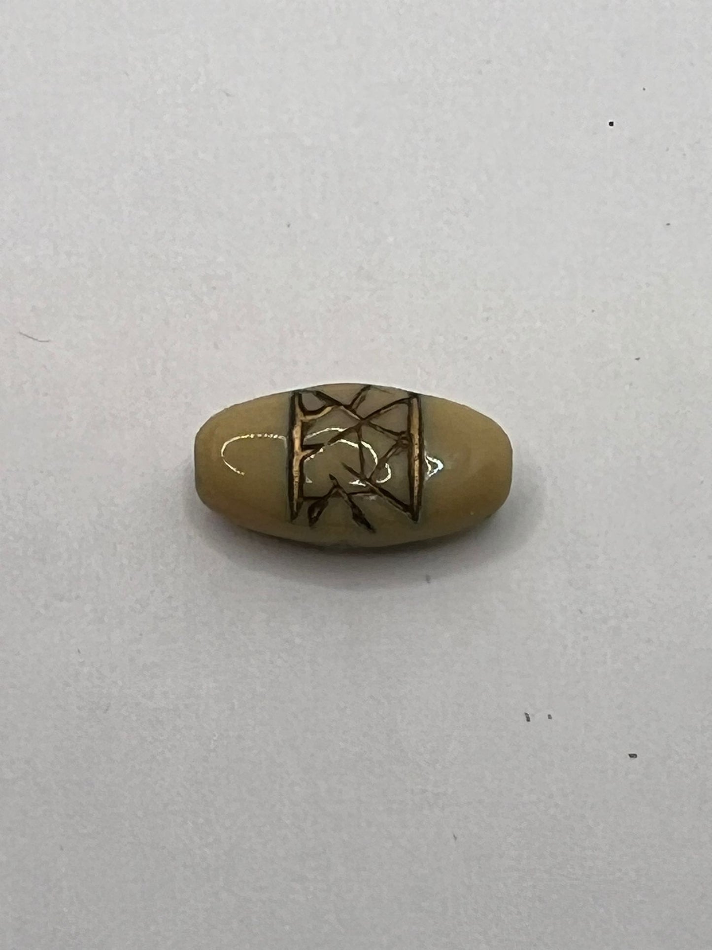 59528 Vintage Glasperle 15mm