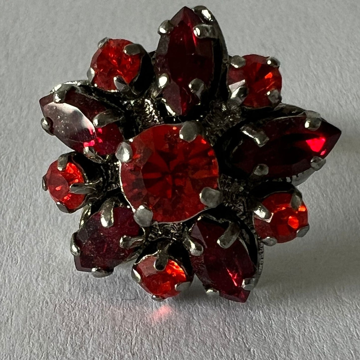 9759 Vintage Swarovski Kristallen Ring 20mm