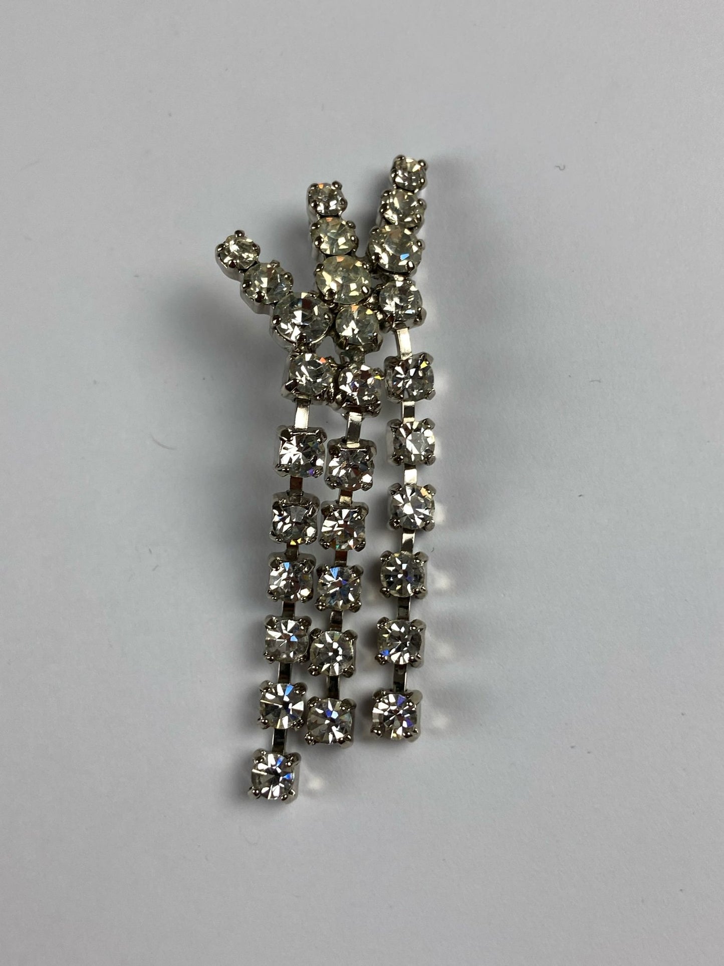 8765 Vintage Swarovski Kristallen Brosche 65mm