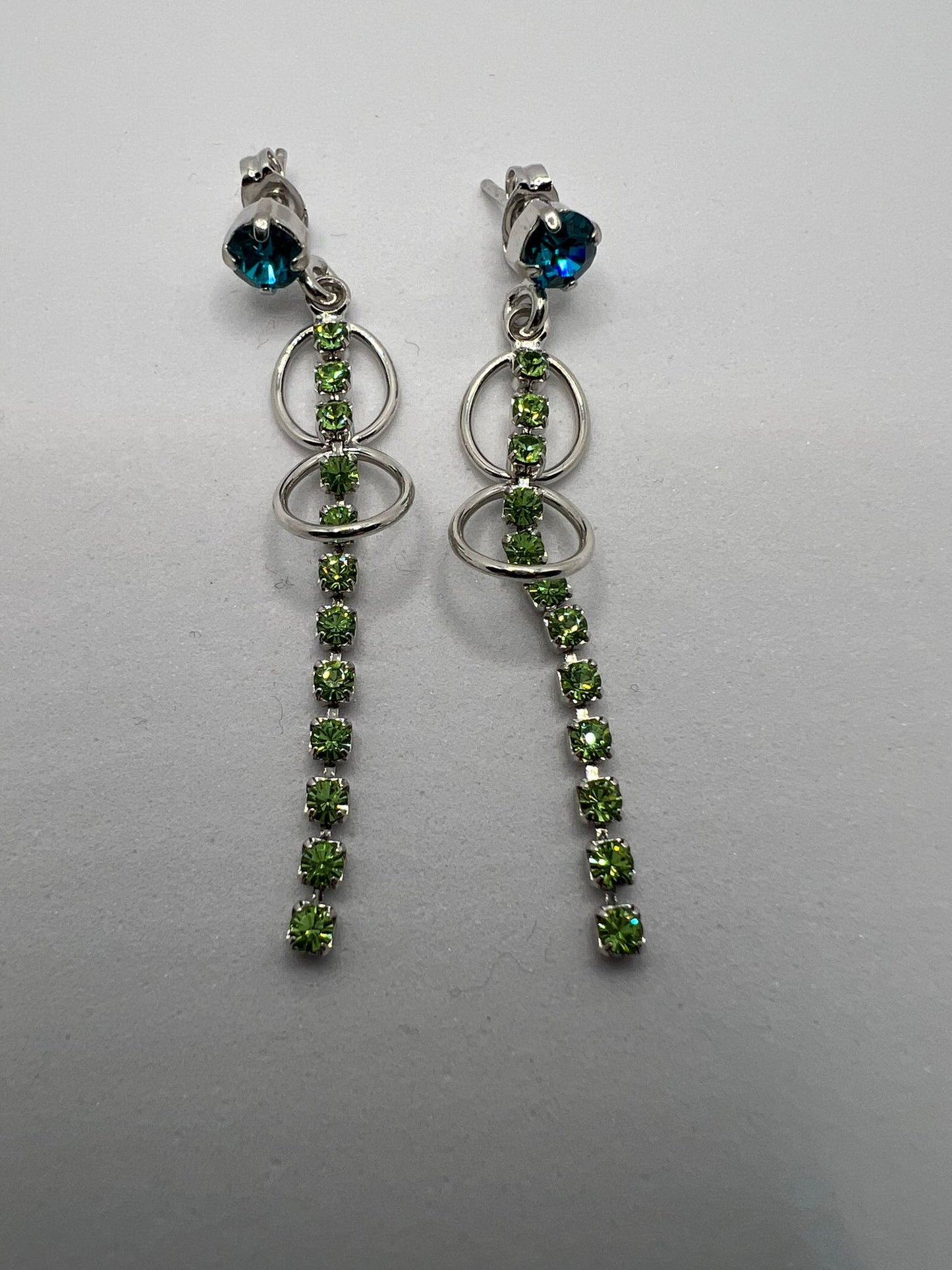 30445 Vintage Swarovski Kristallen Ohrhänger 50mm