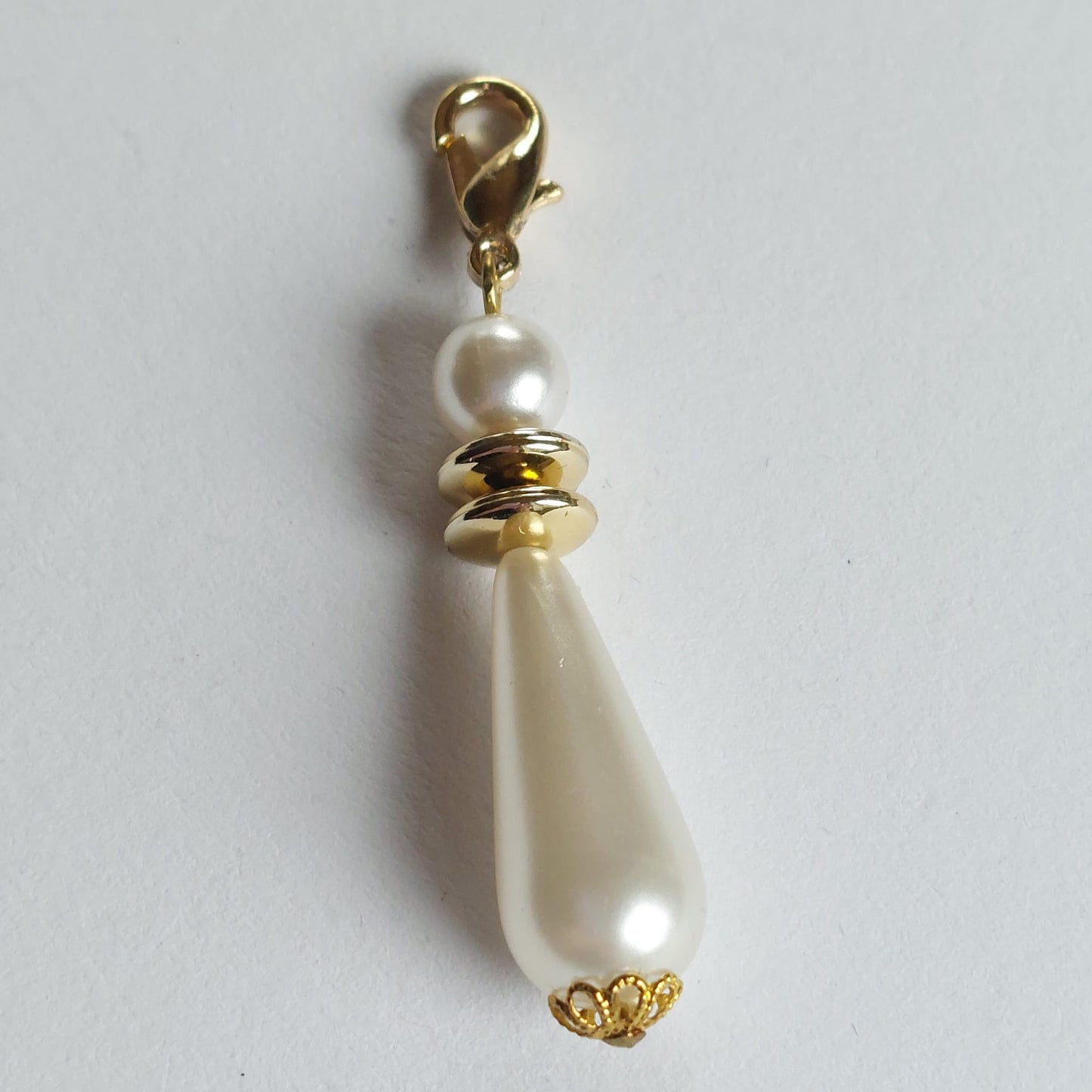 Accessoire-Anhänger mit Swarovski Perlen & Kristallen 55mm