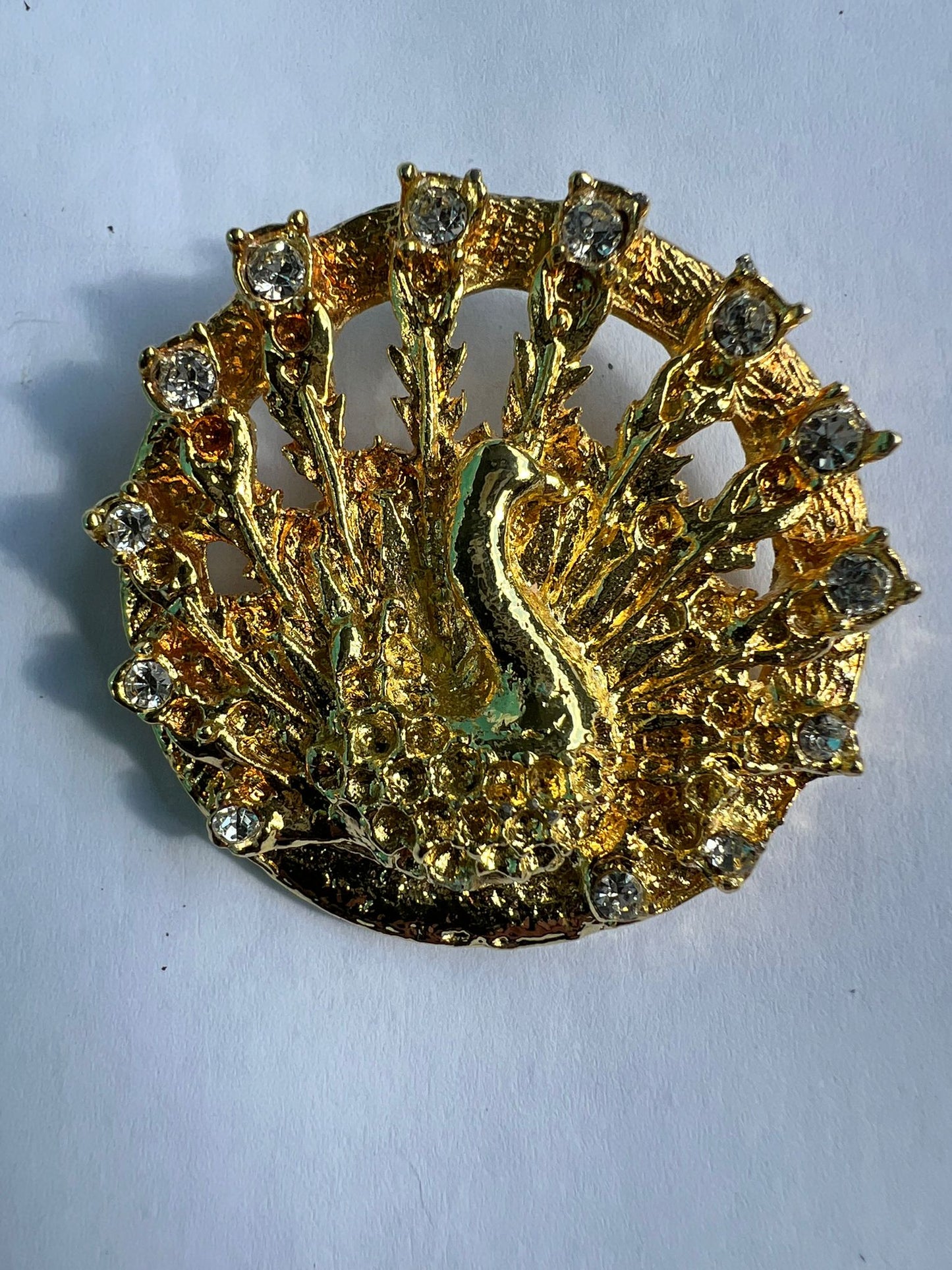 2336 Vintage Swarovski Kristallen Gürtelschnalle 40mm