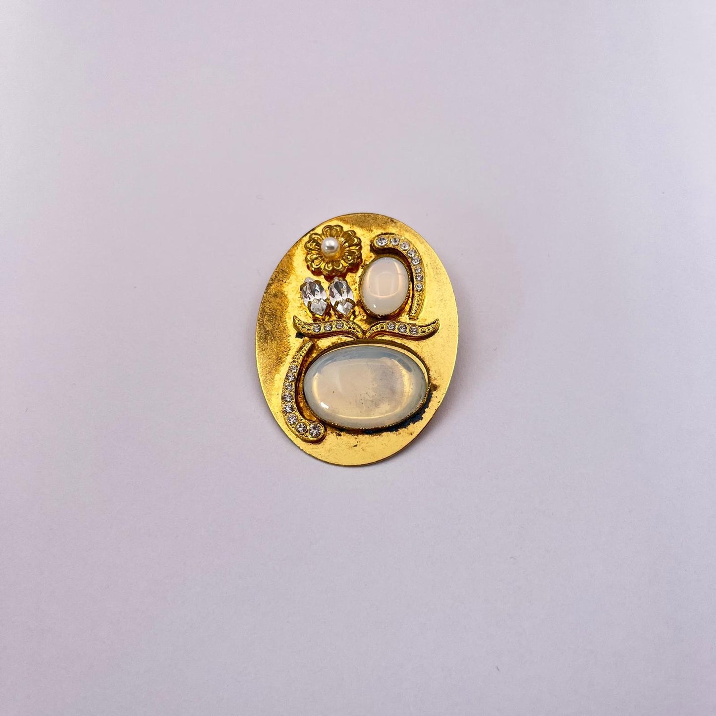 8878 Vintage Swarovski Kristallen Brosche 57mm