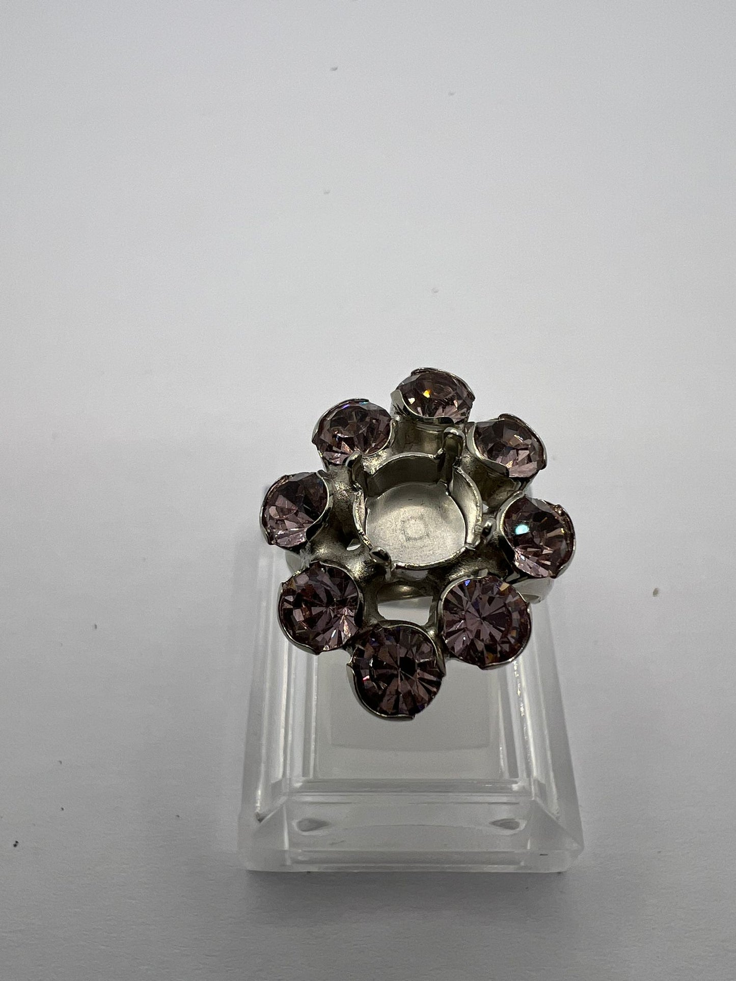 9676 Vintage Swarovski Kristallen Ring 25mm