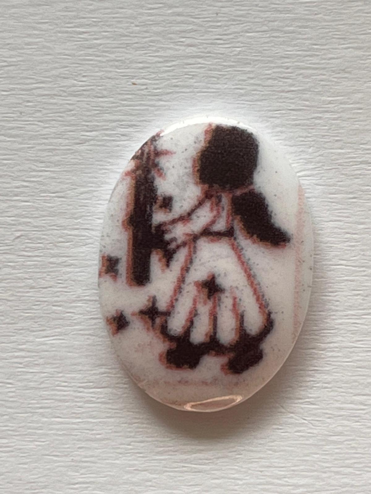 5654 Vintage Mädchen Cabochon 18mm