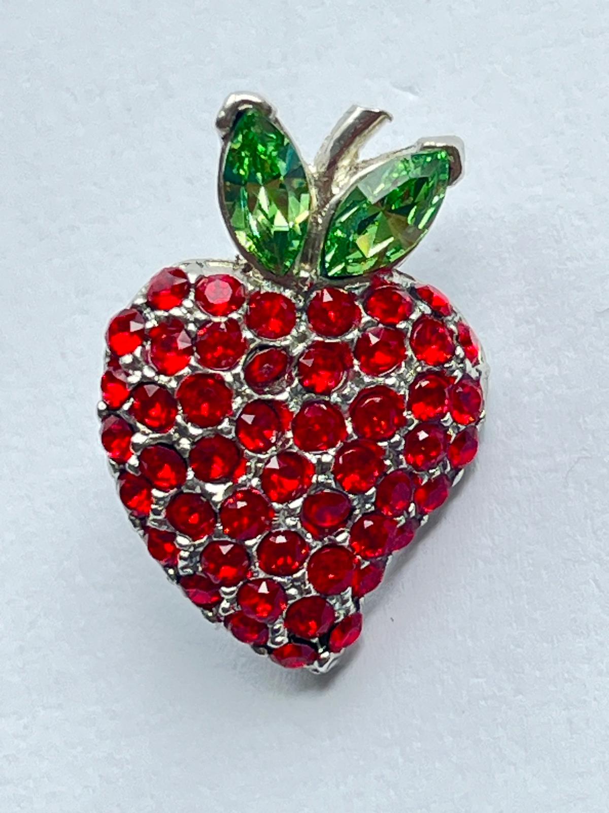 8598 Vintage Swarovski Kristallen Brosche 30mm