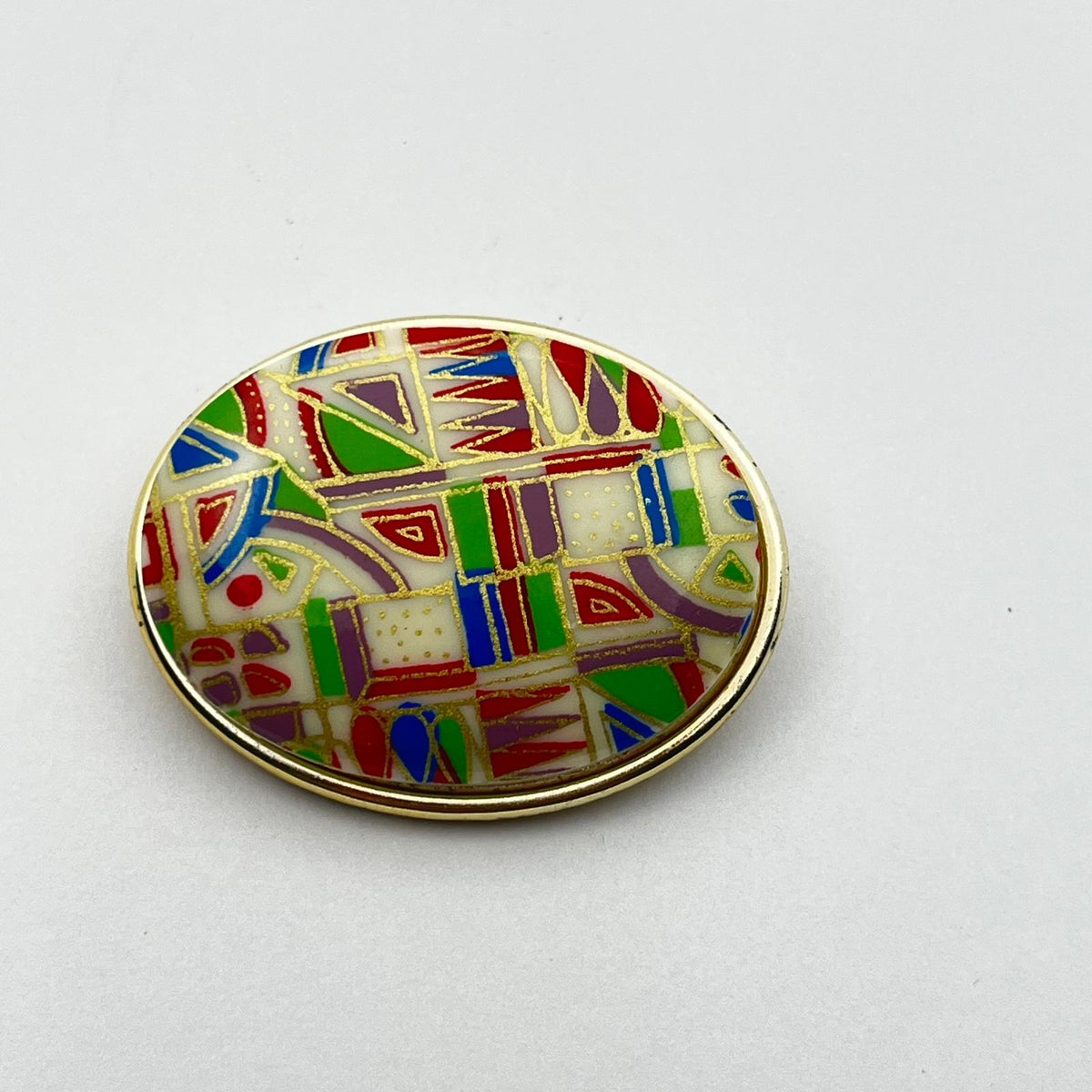 8832 Vintage Cabochon Brosche 42mm