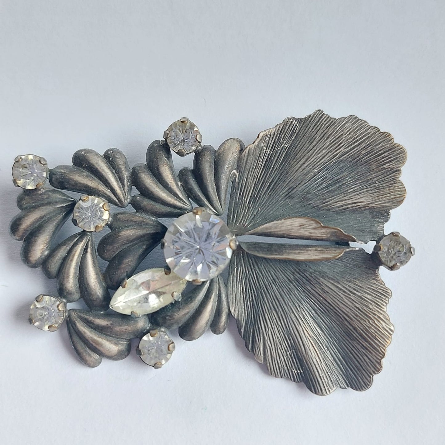 2087 Silberne Gürtelschnalle 60x40mm
