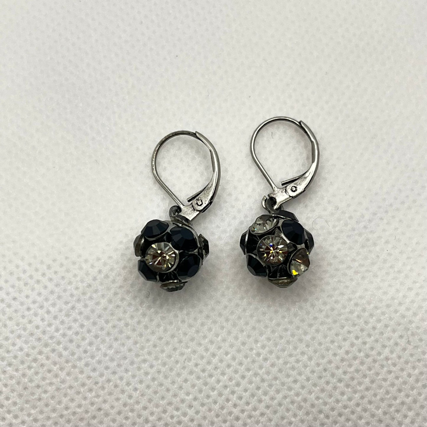 30483 Vintage Swarovski Kristallen Ohrhanger 10mm