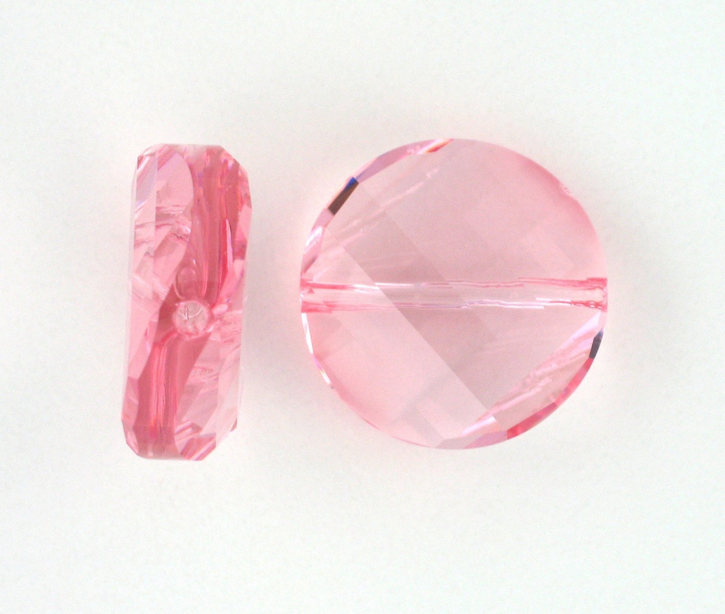 Swarovski® Twist Bead Light Rose 14mm