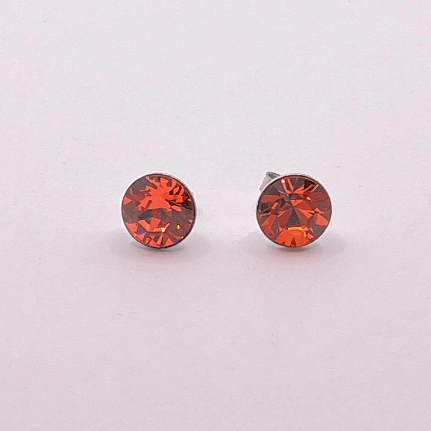 30693 Vintage Swarovski Kristallen Ohrhanger 8mm