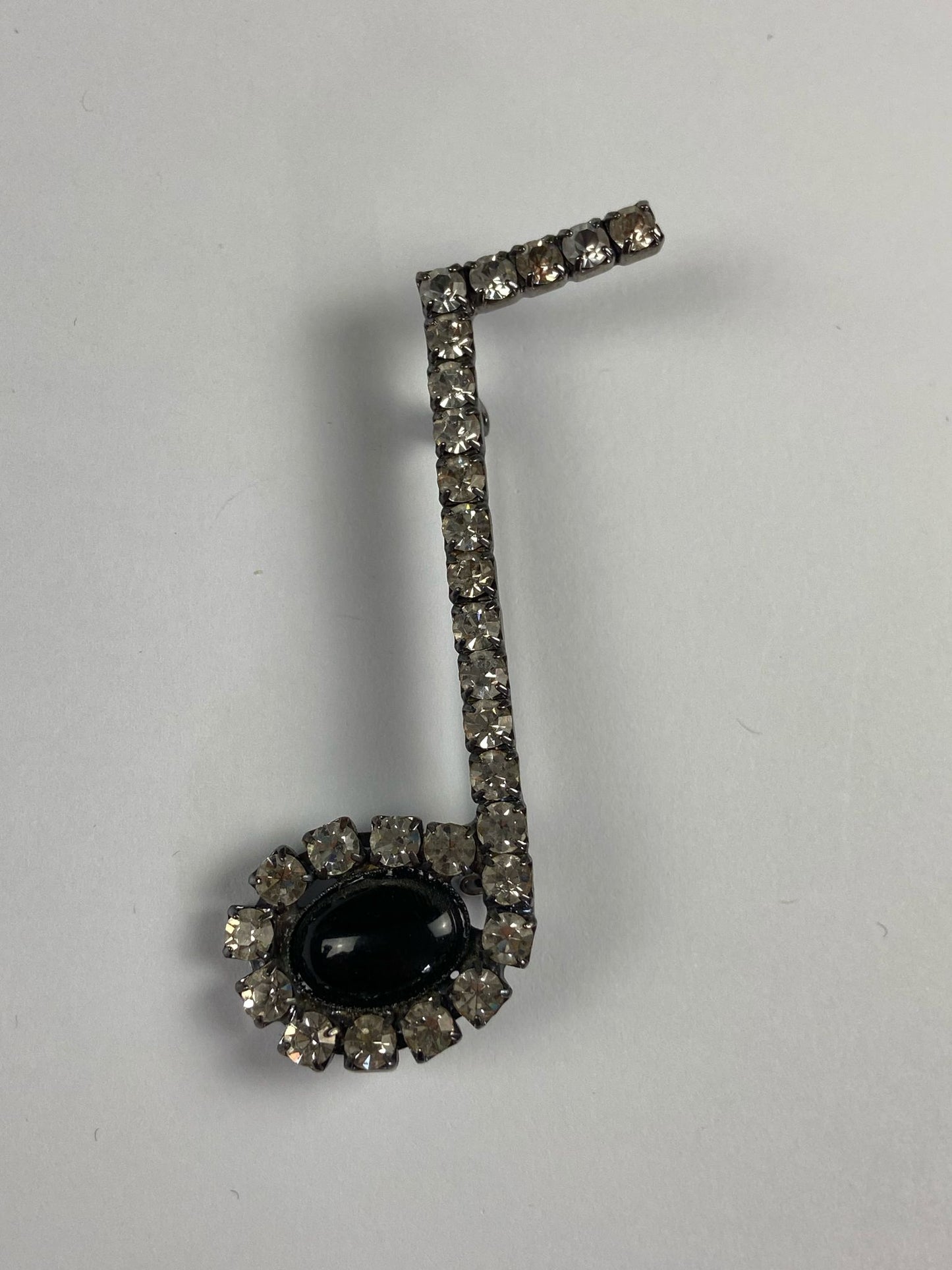 8656 Vintage Swarovski Kristallen Brosche 78mm