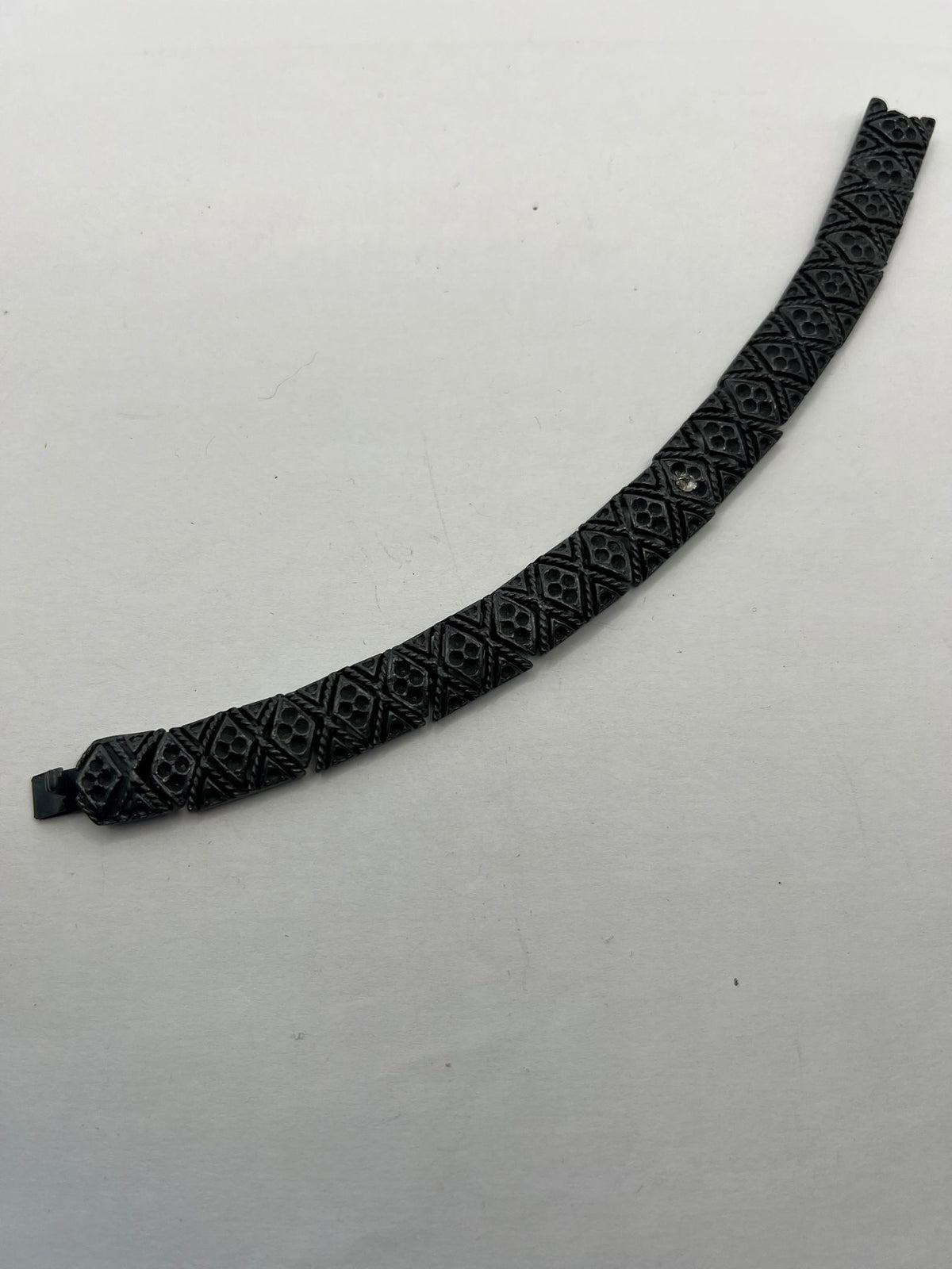 7090 Vintage leerer Armband zum Befüllen mit Swarovski Kristallen 17cm