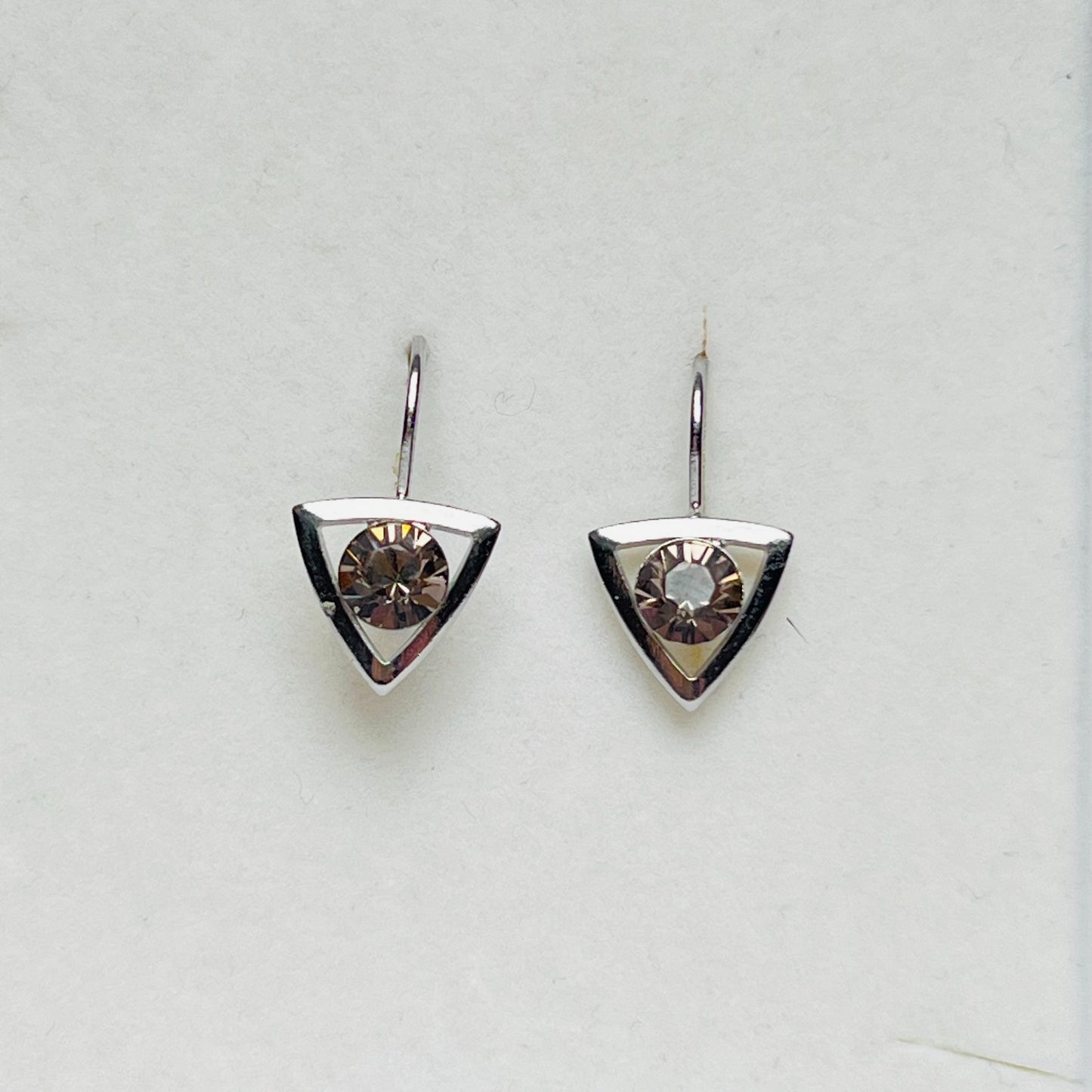 3912 Vintage Earrings mit Swarovski-Kristallen 20mm