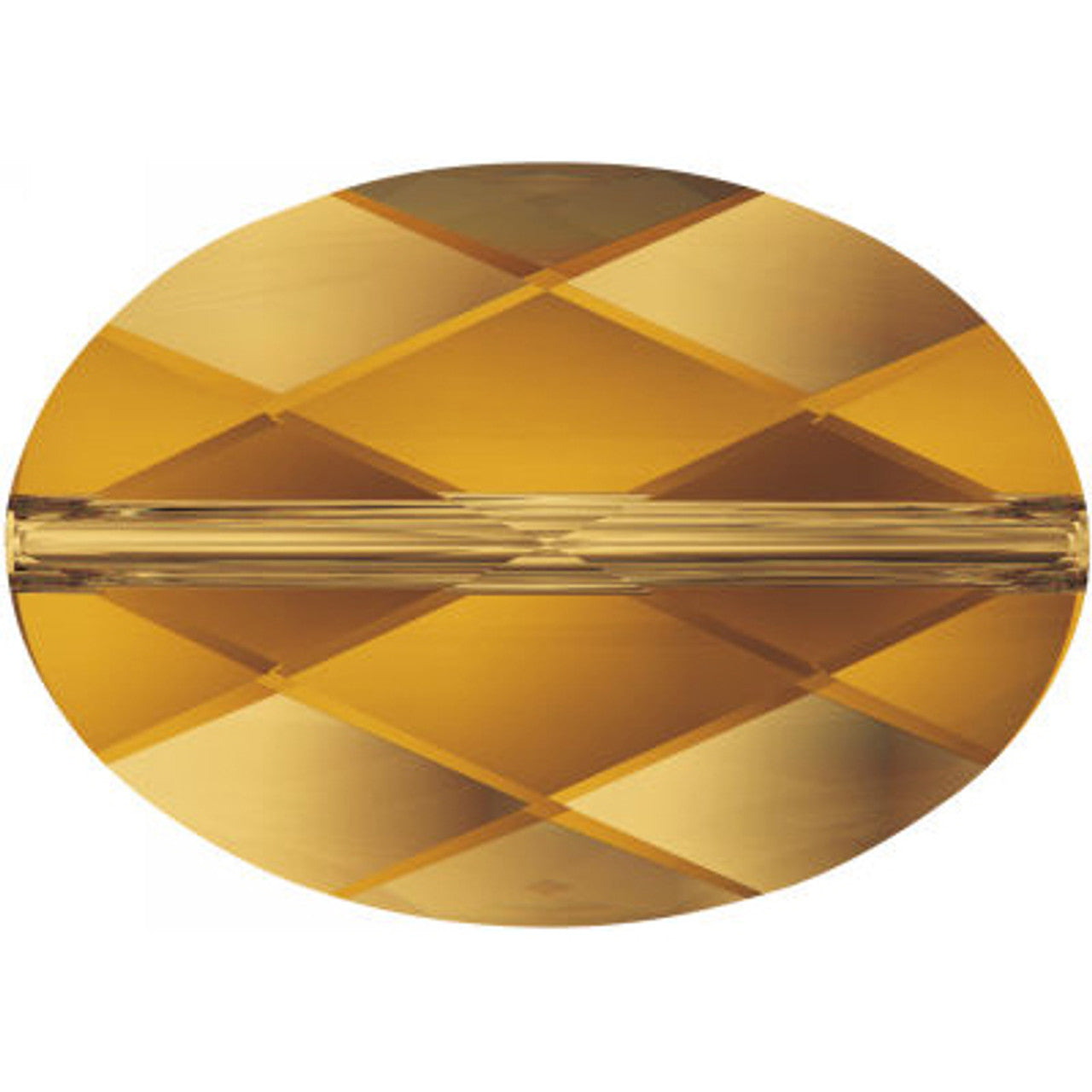 Swarovski® Beads Oval Topaz 14x10mm