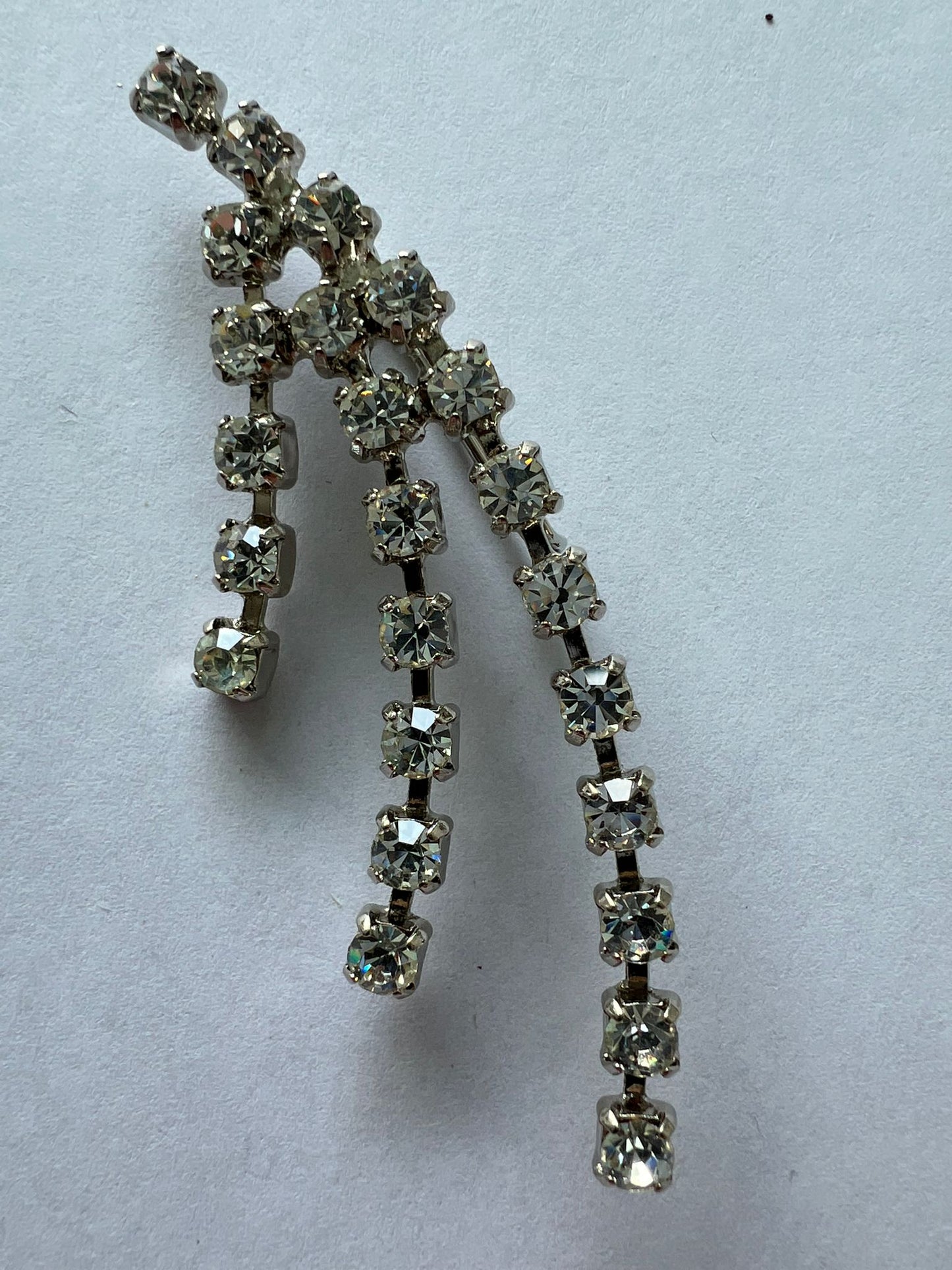 8551 Vintage Swarovski Kristallen Brosche 75mm