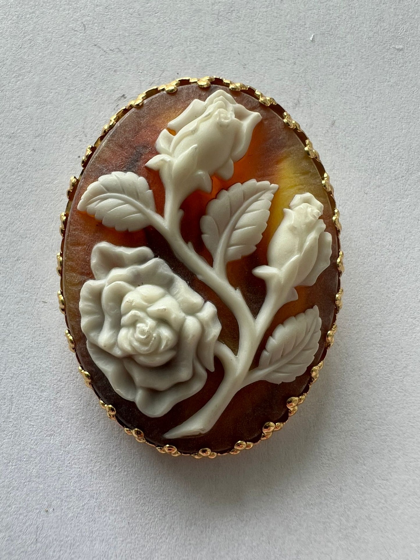 8530 Vintage Gothic Swarovski Kristallen Brosche 40mm