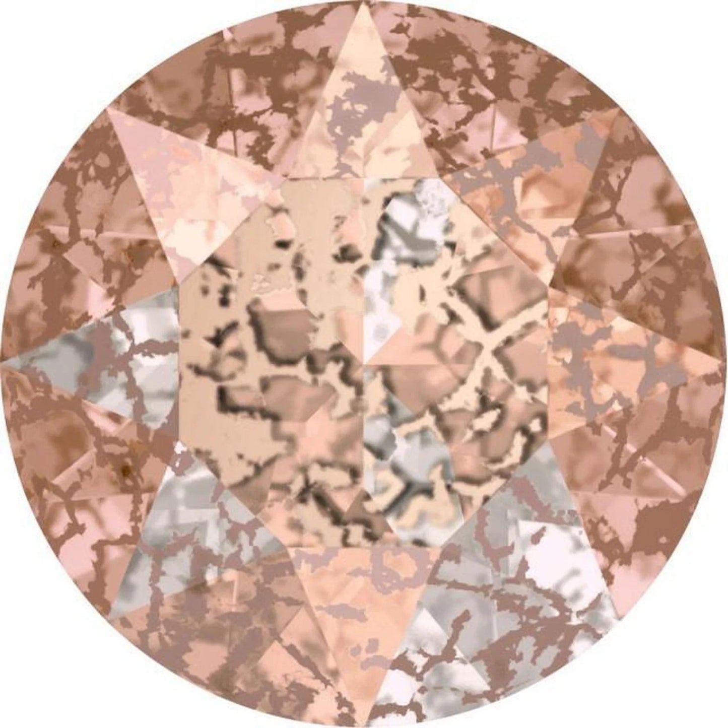 Swarovski® Chaton Rosé Patina SS29