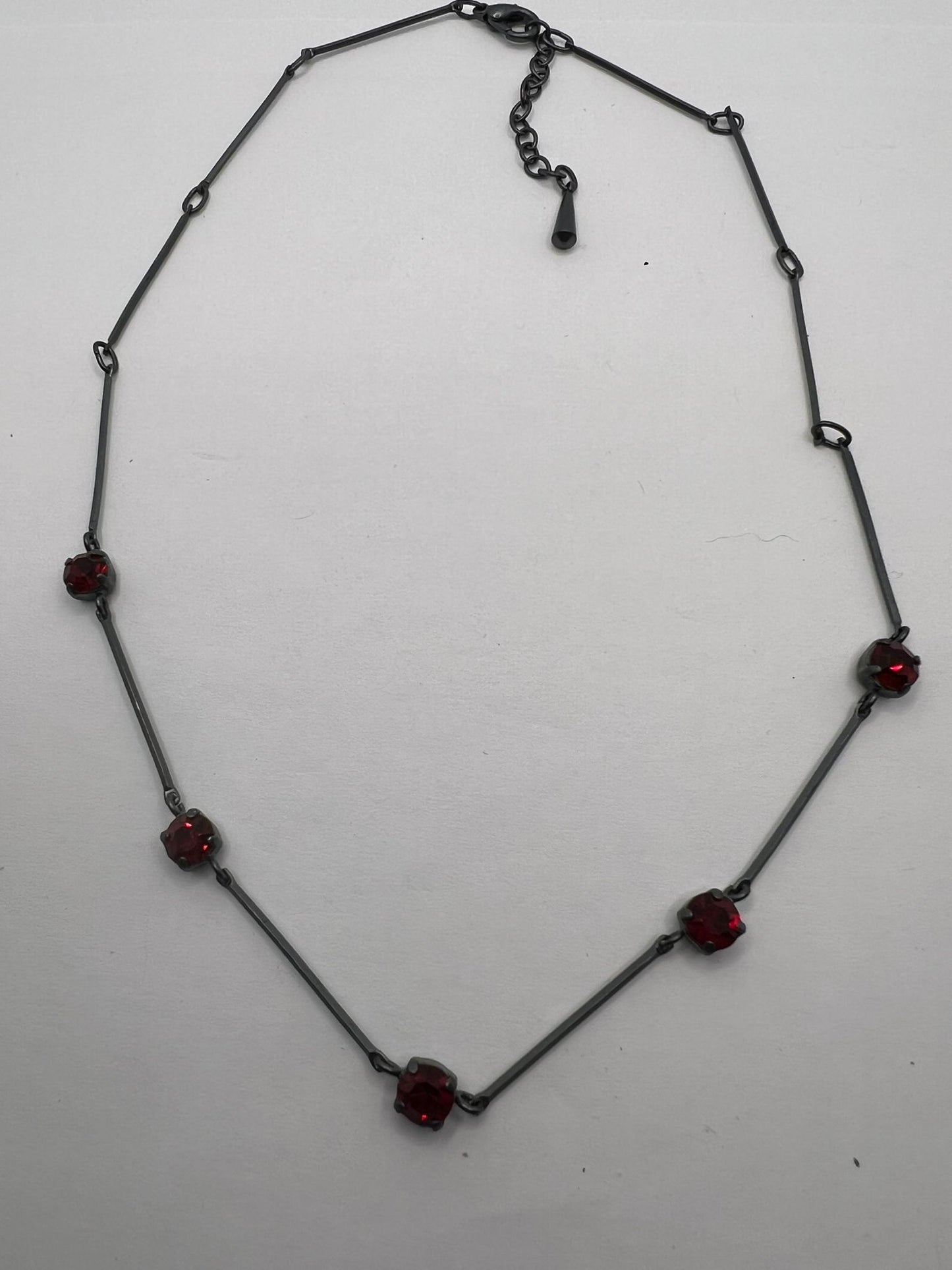 6454 Vintage Swarovski Kristallen Halskette 37cm