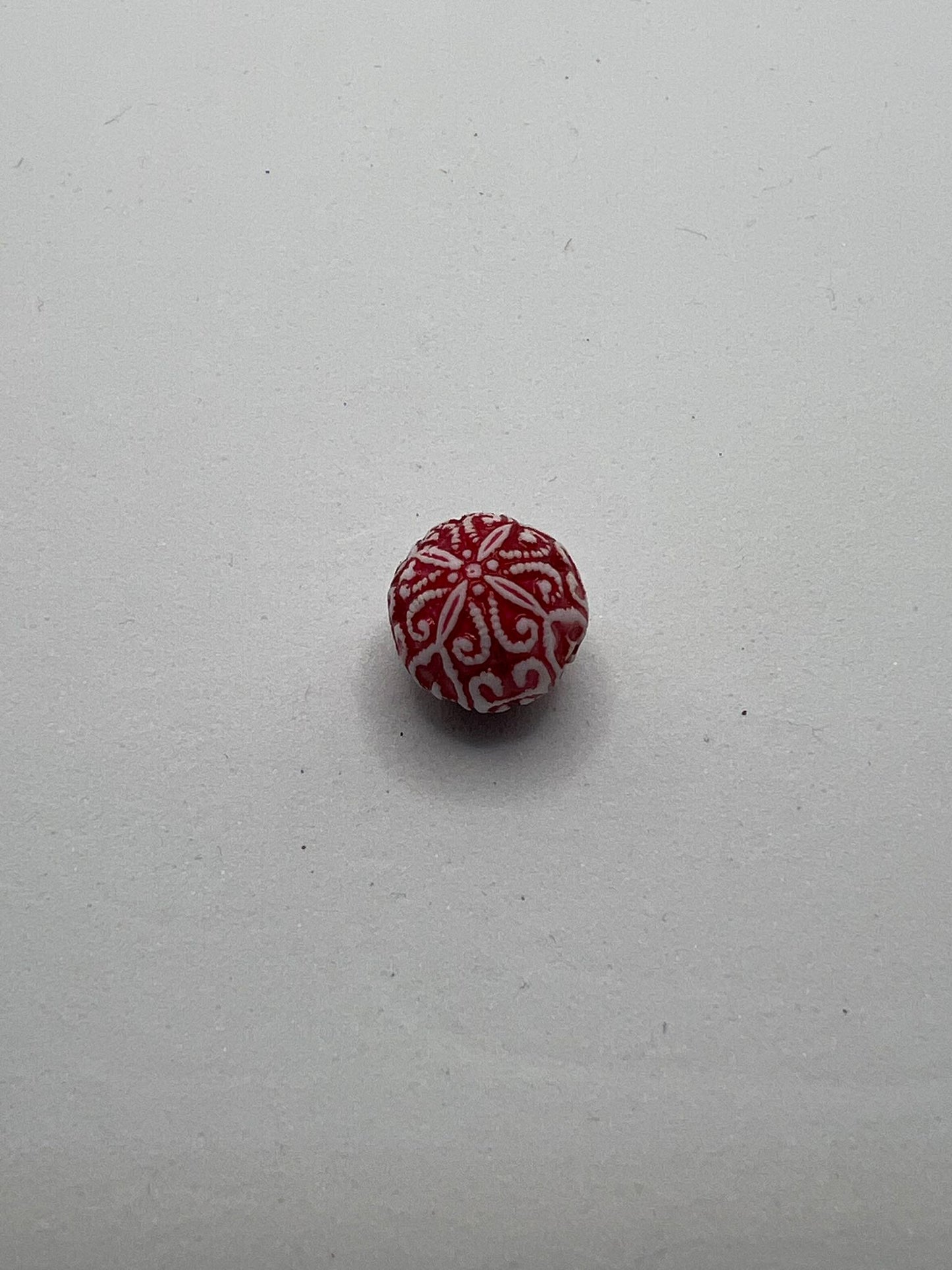 1105 Vintage Kunststoff Filigren Perle 10mm