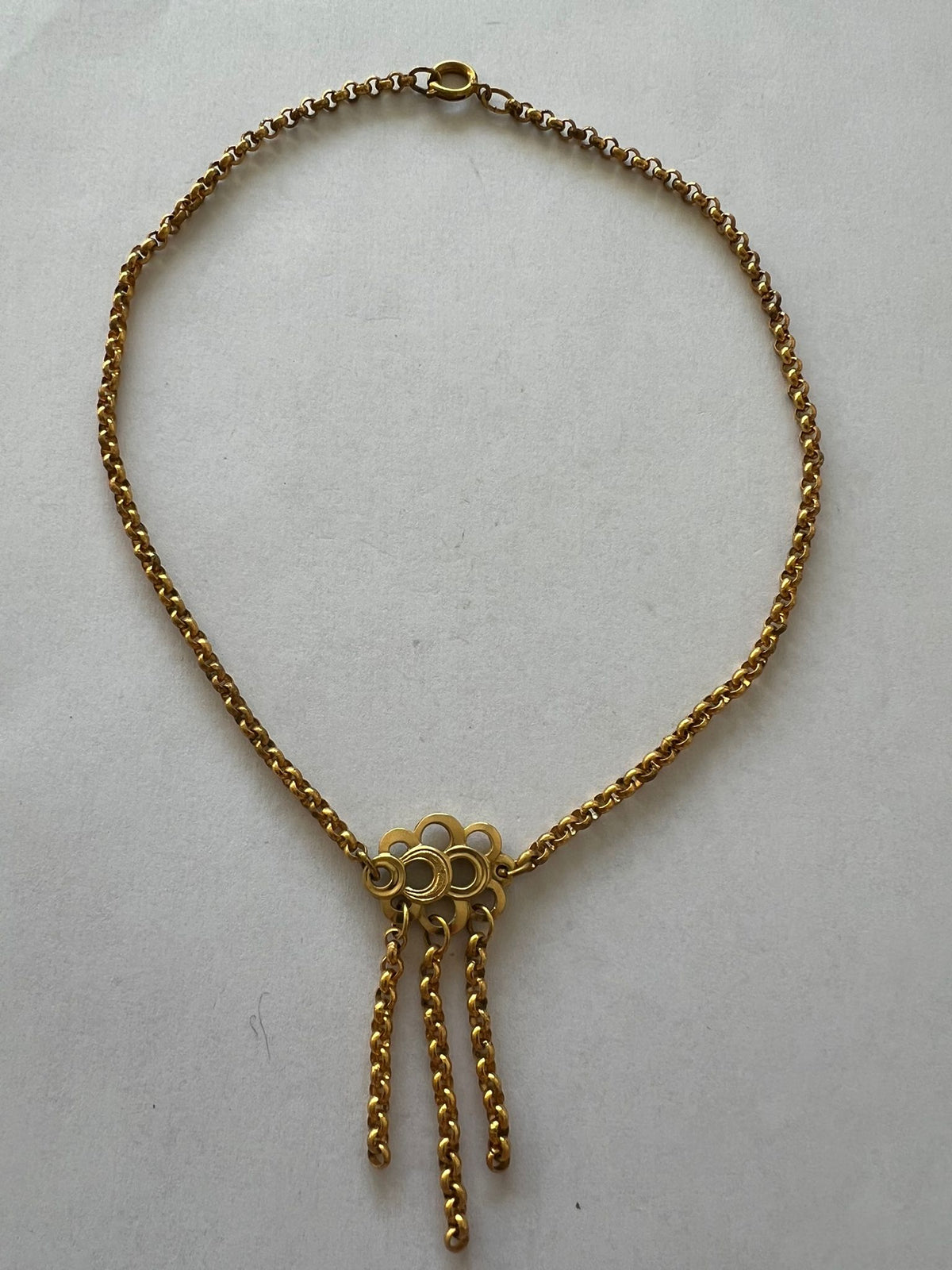 6196 Vintage Swarovski Kristallen Trachten Halskette 38cm