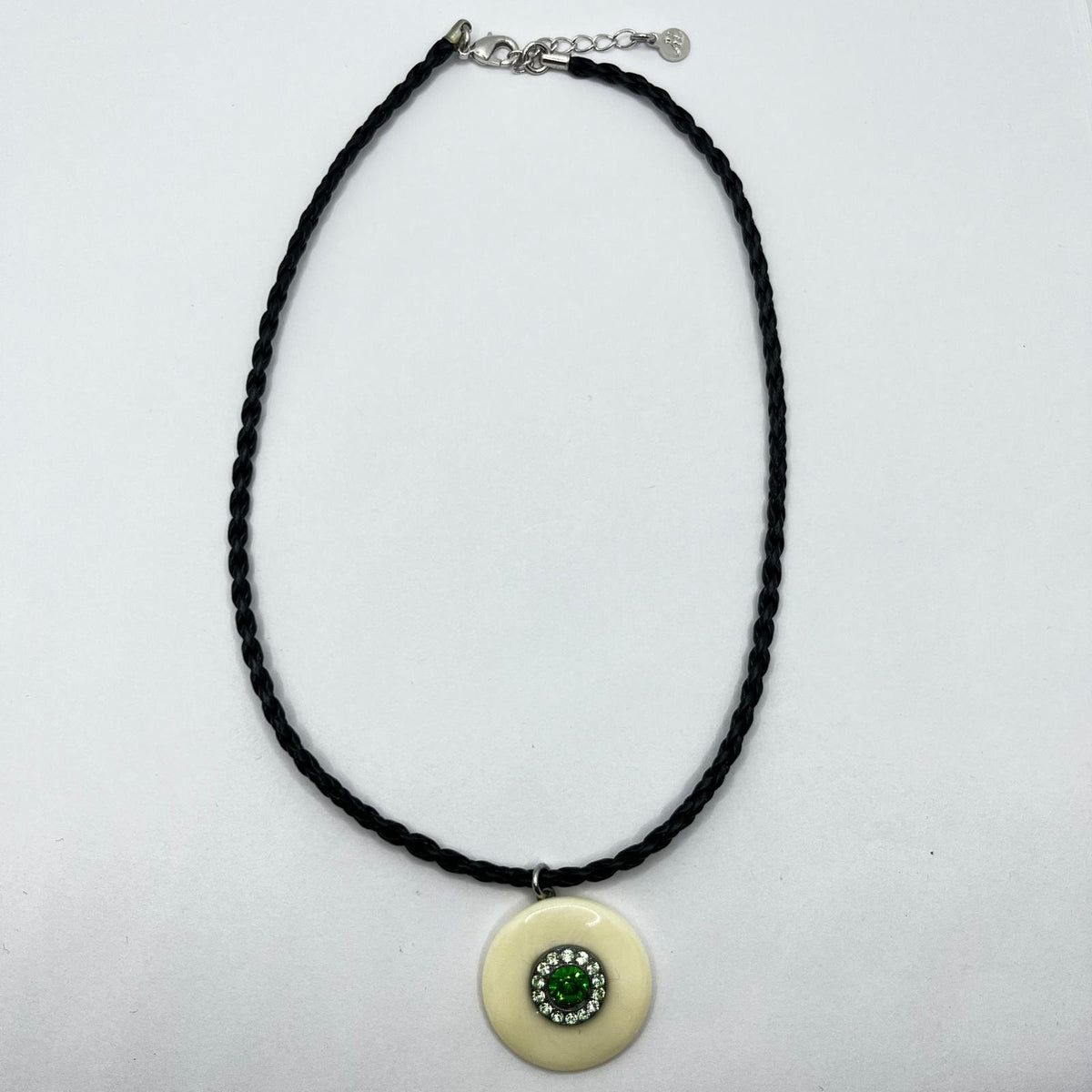 6507 Vintage Swarovski Kristallen Halskette mit karabinerverschluss 44cm