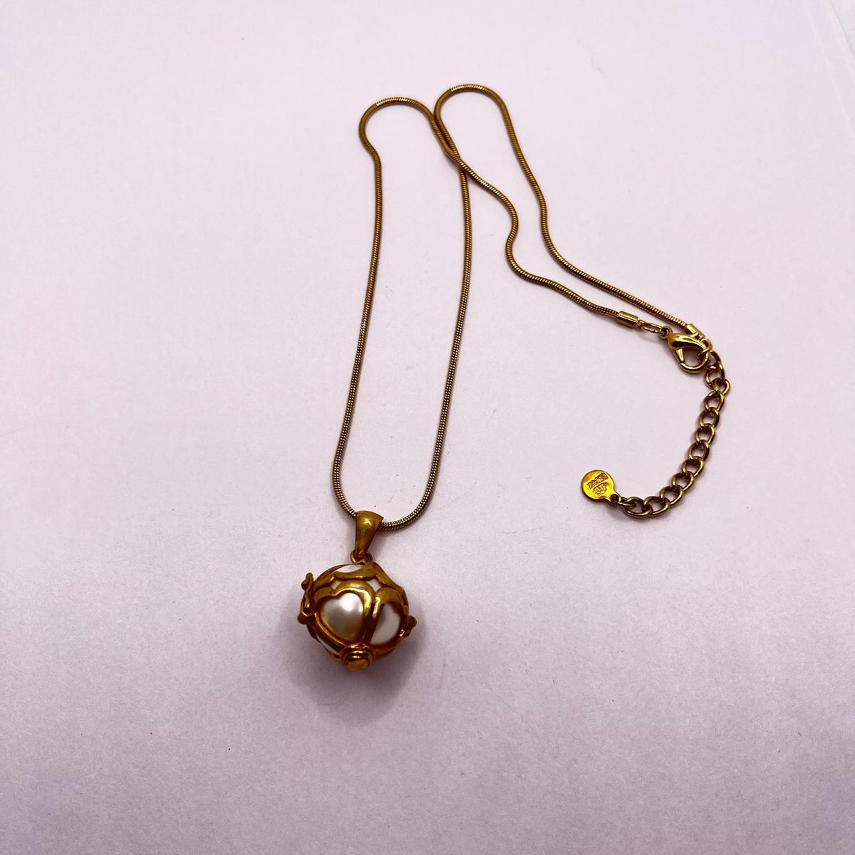 6362 Vintage Swarovski Kristallen Perlen Halskette 42cm