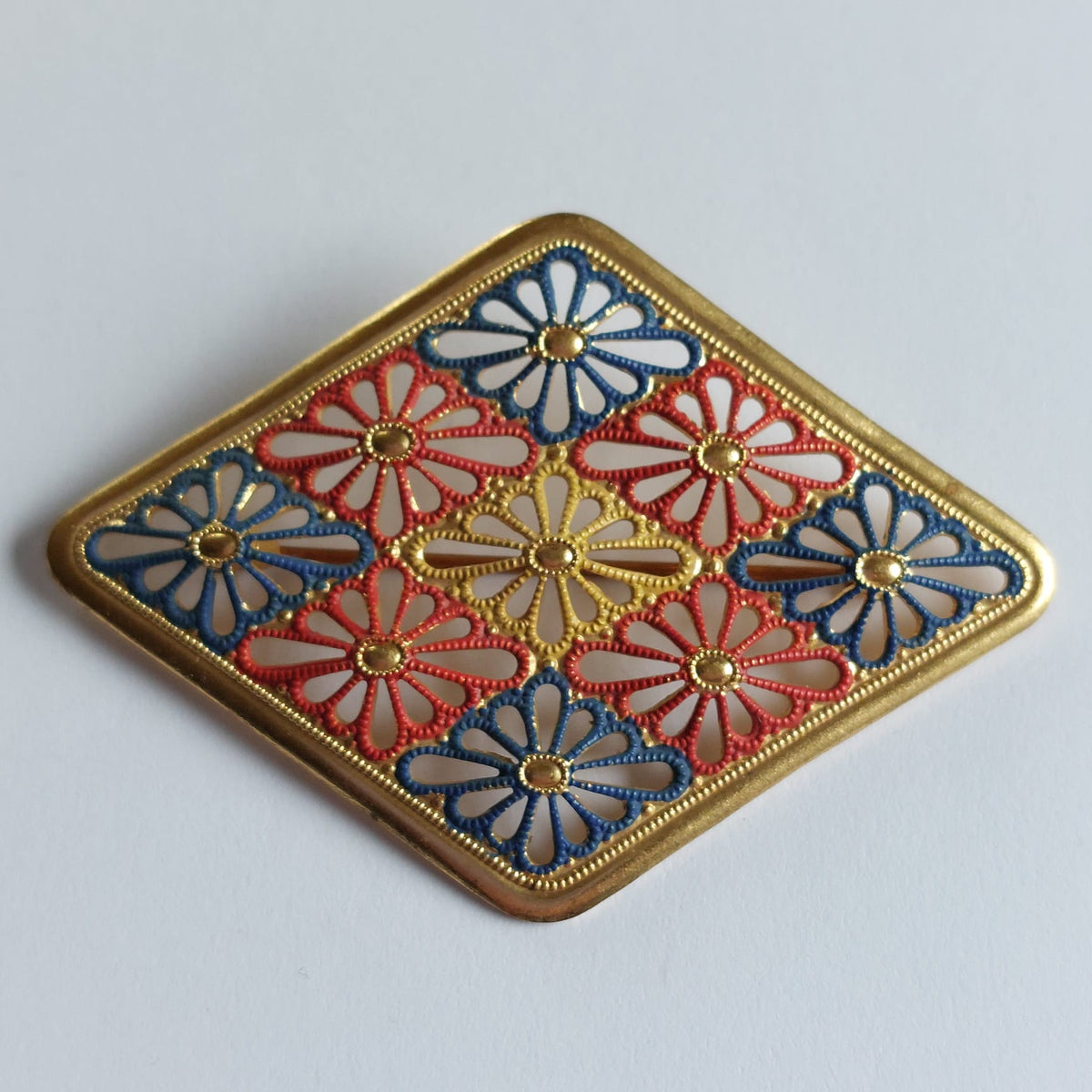 8415 Vintage Japanische stil Brosche 57mm