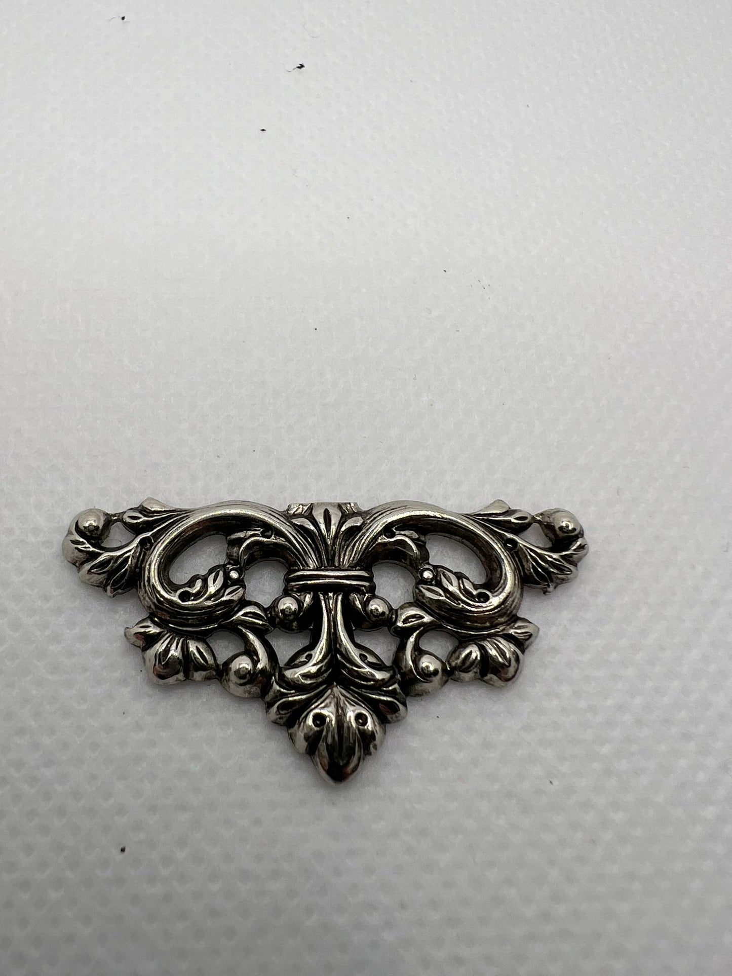 5868 Vintage Rhodium Filigren Schmuckzubehör 40mm