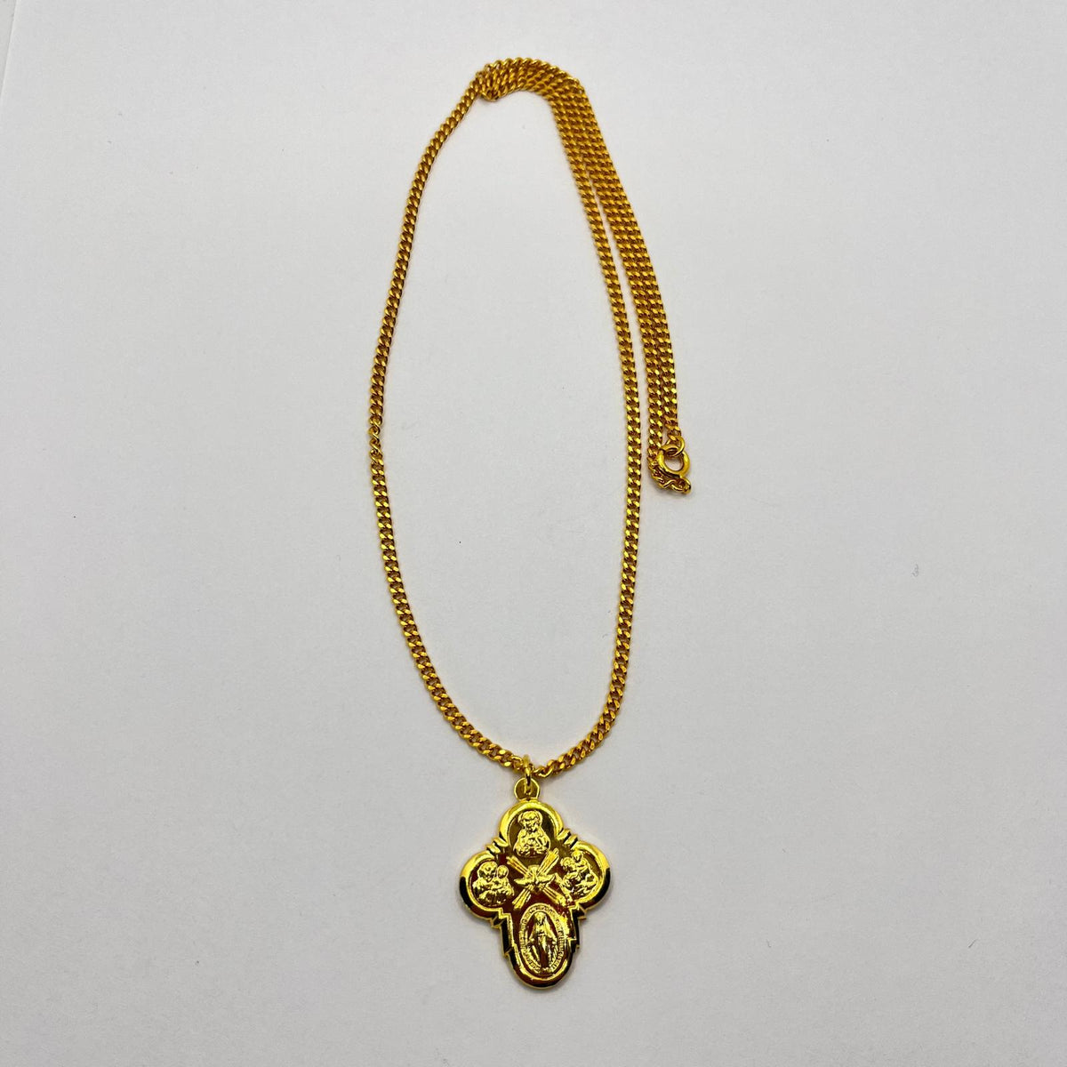 6402 Vintage Rhodium Vergoldet Halskette 50cm